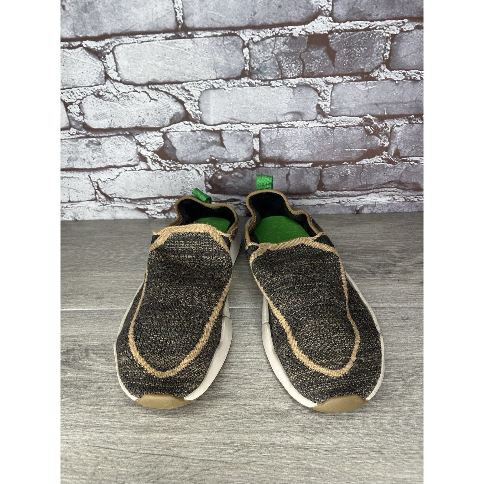 Sanuk Sanuk Chiba Quest Knit Brown Natural Fabric Slip On Shoes Me Size US 10 / EU 43 - 20 Thumbnail