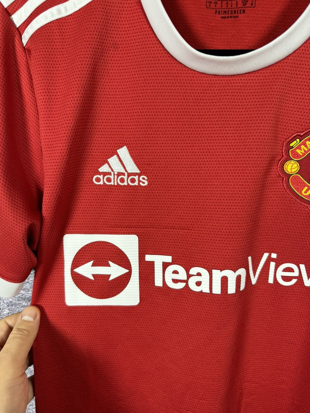 Adidas × Vintage RONALDO Manchester United 2021/22 Adidas Jersey Blockore S Size US S / EU 44-46 / 1 - 9 Thumbnail