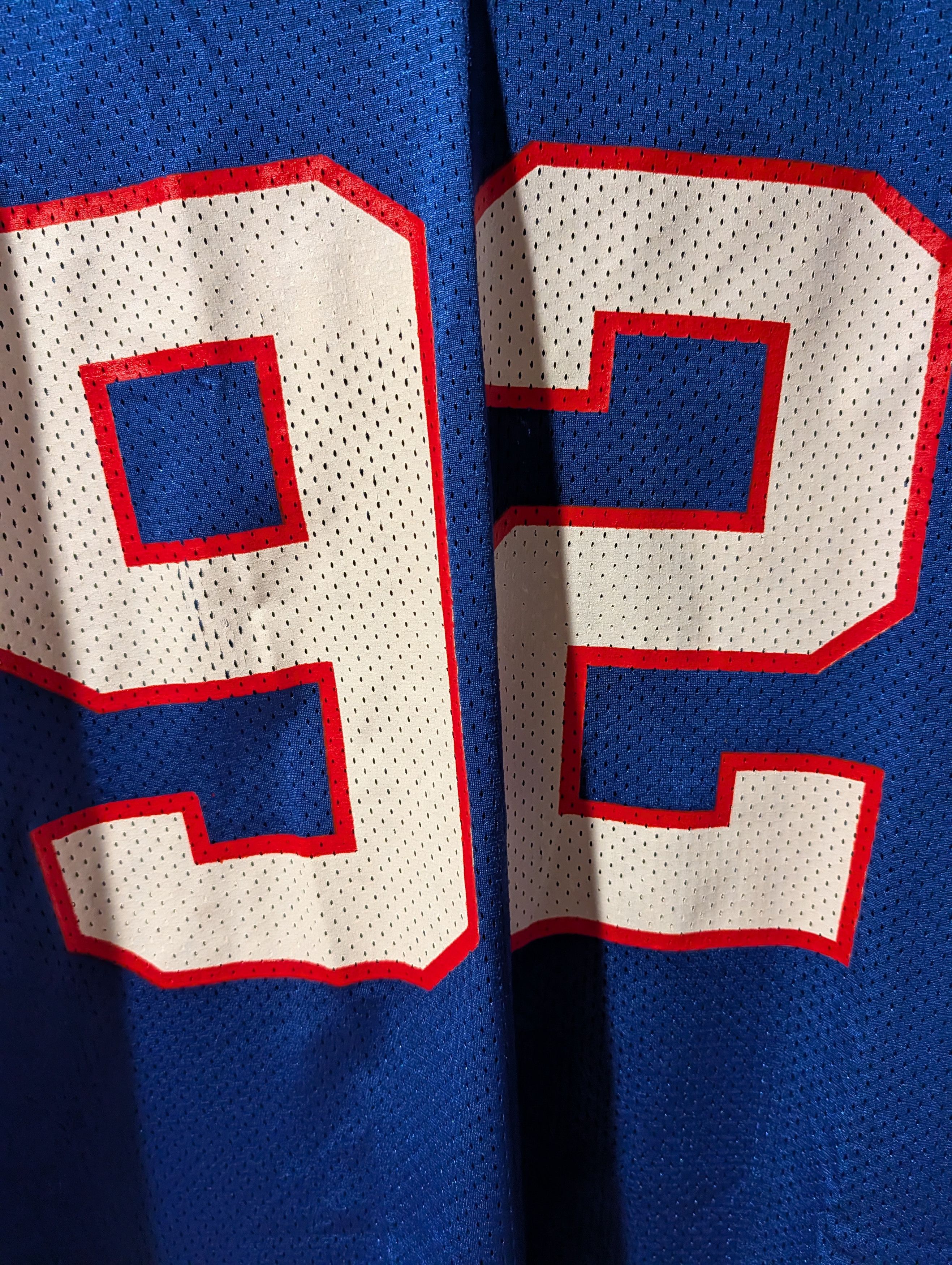 NFL Vintage 90s New York Giants Michael Strahan NFL Jersey Size US L / EU 52-54 / 3 - 6 Thumbnail