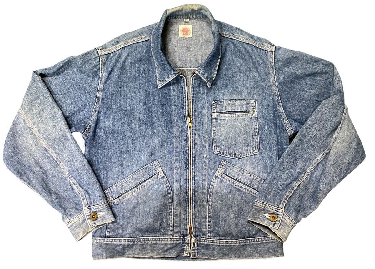 Japanese Brand Vintage Bobson Lot 34233 Denim Jacket Size US M / EU 48-50 / 2 - 1 Thumbnail