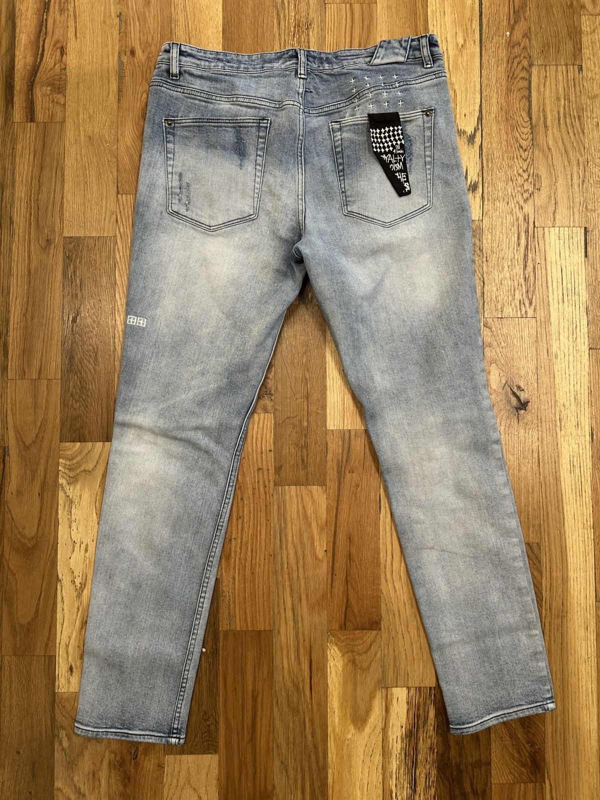 Ksubi Ksubi Knee Hole Blue Denim Jeans Size 36 Size US 36 / EU 52 - 2 Thumbnail