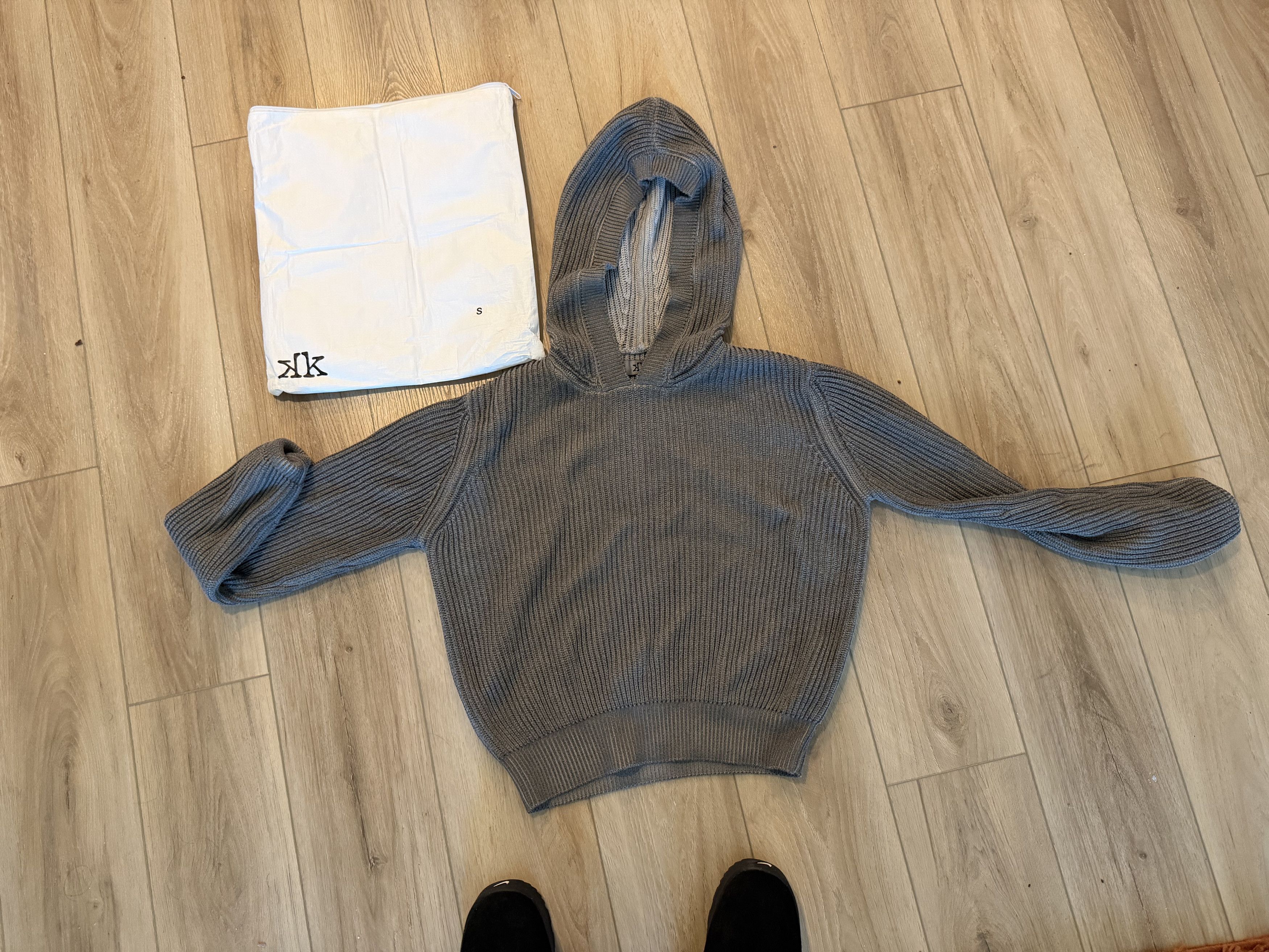 K-Two Studios KTWO STUDIOS DYED KNIT SWEATER (CHARCOAL) | Grailed