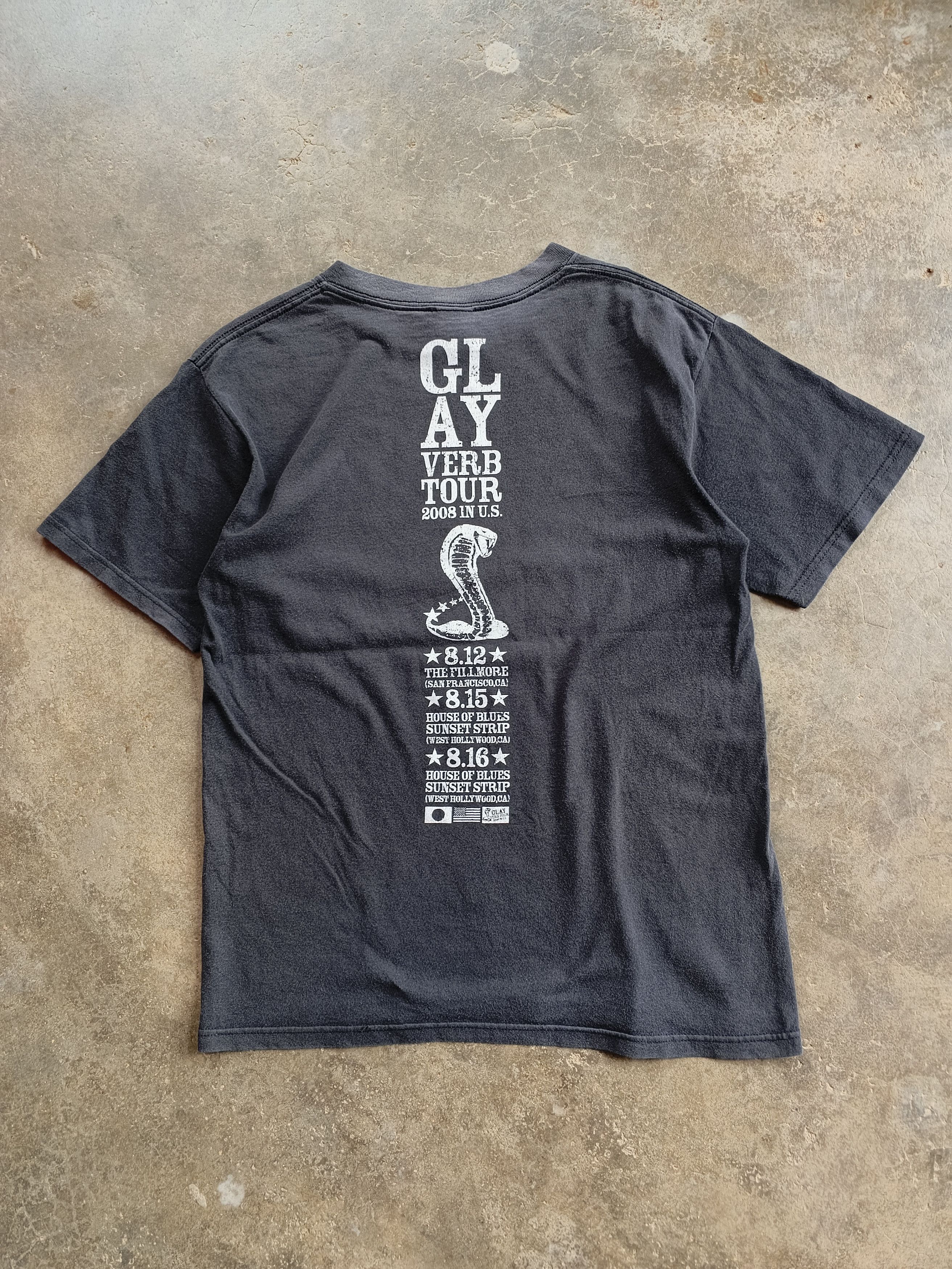Band Tees Vintage 2008 Glay USA world tour Size US M / EU 48-50 / 2 - 3 Thumbnail