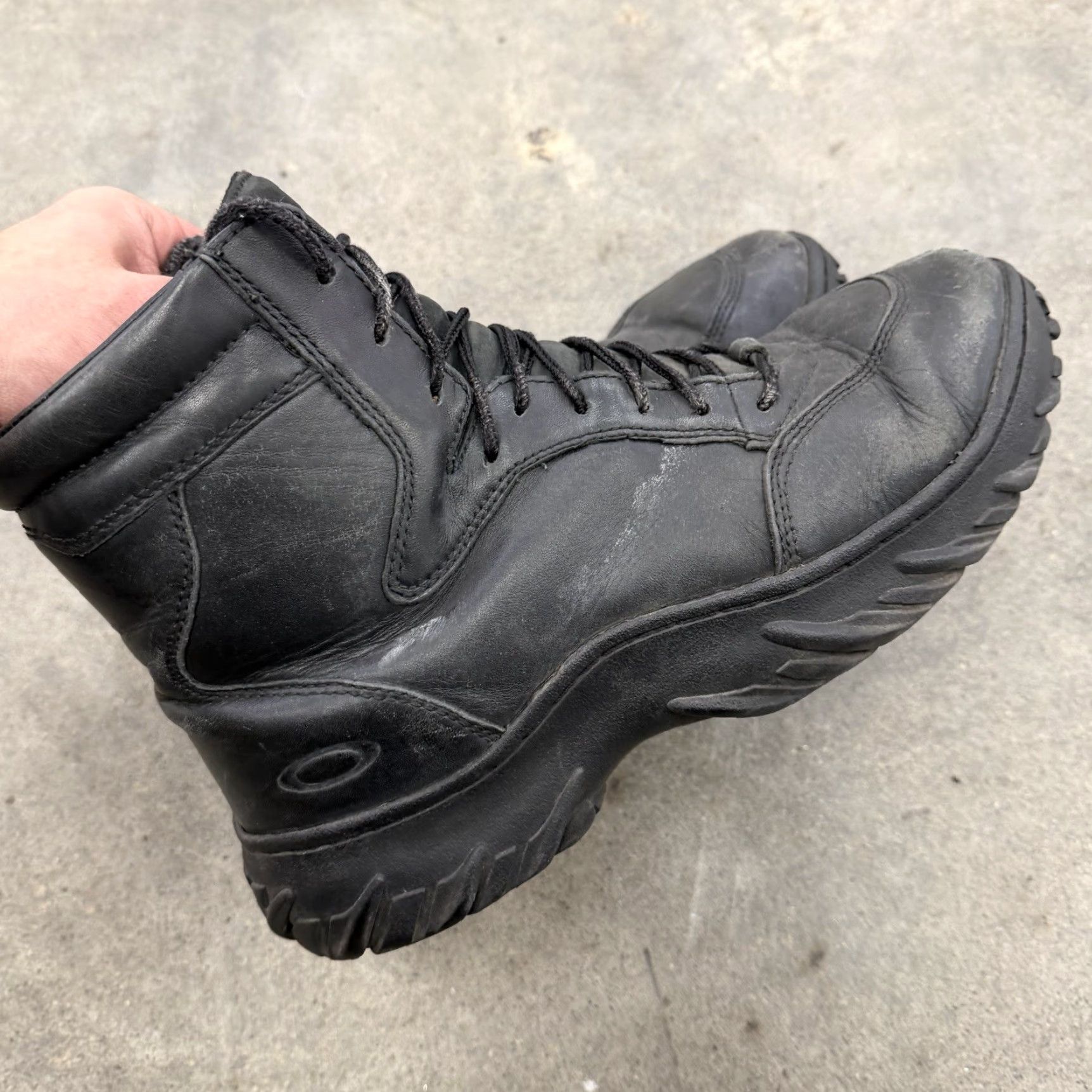 Oakley VINTAGE OAKLEY Assault Tactical Boots Field Combat Black Men Size 10 Boots Mens Black Oakley Field SI Assault - Distressed Combat Tactical Shoes Size US 9 / EU 42 - 4 Thumbnail
