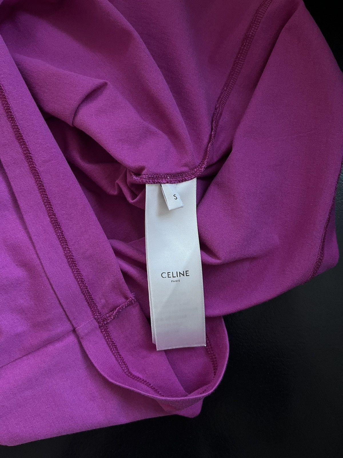 Celine × Hedi Slimane Celine Paris by Hedi Slimane Pink Tee Size US S / EU 44-46 / 1 - 4 Thumbnail