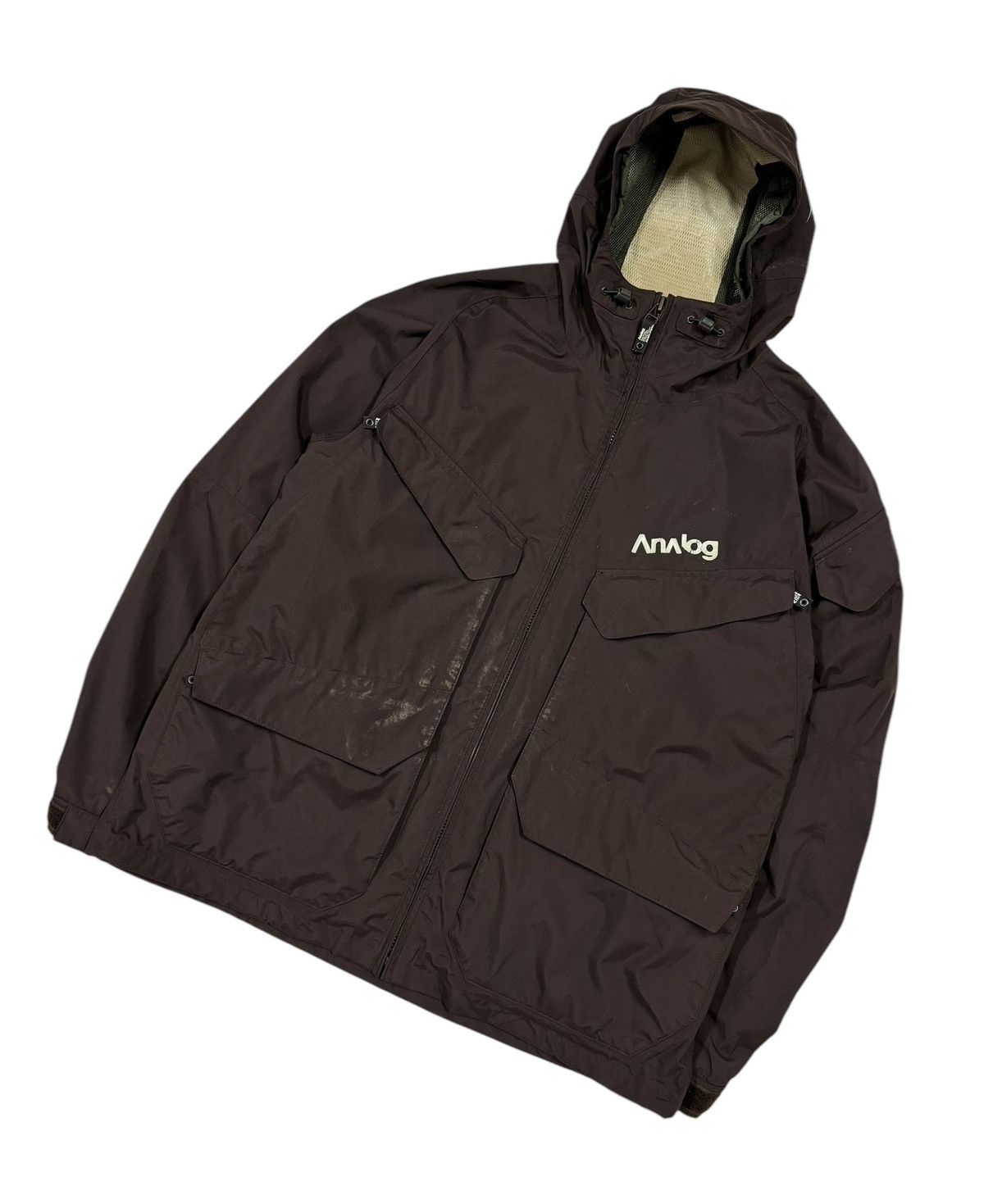 Analog Vtg🔥90’s Analog Multi Pocket Stealth Brown Jacket Size US L / EU 52-54 / 3 - 9 Thumbnail