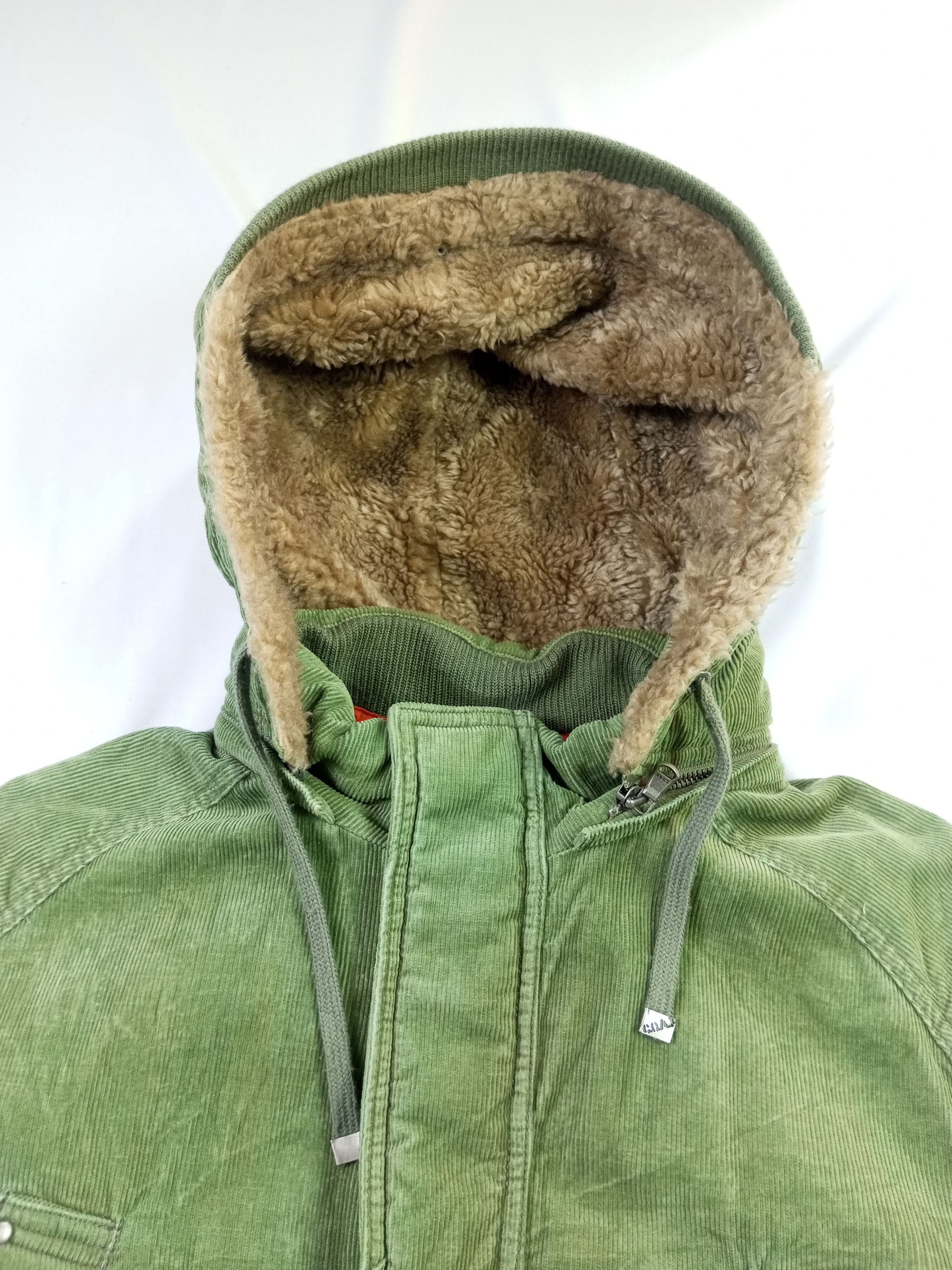 Japanese Brand C.O.AX Fur Corduroy Removable Hoodie Jacket Size US XL / EU 56 / 4 - 24 Thumbnail