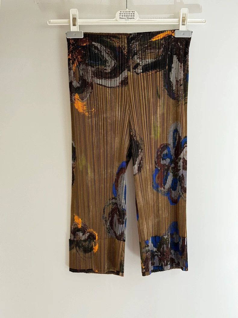 Issey Miyake issey miyake size:3 Oil painting pleated pants Size 42" / US 20 - 1 Thumbnail