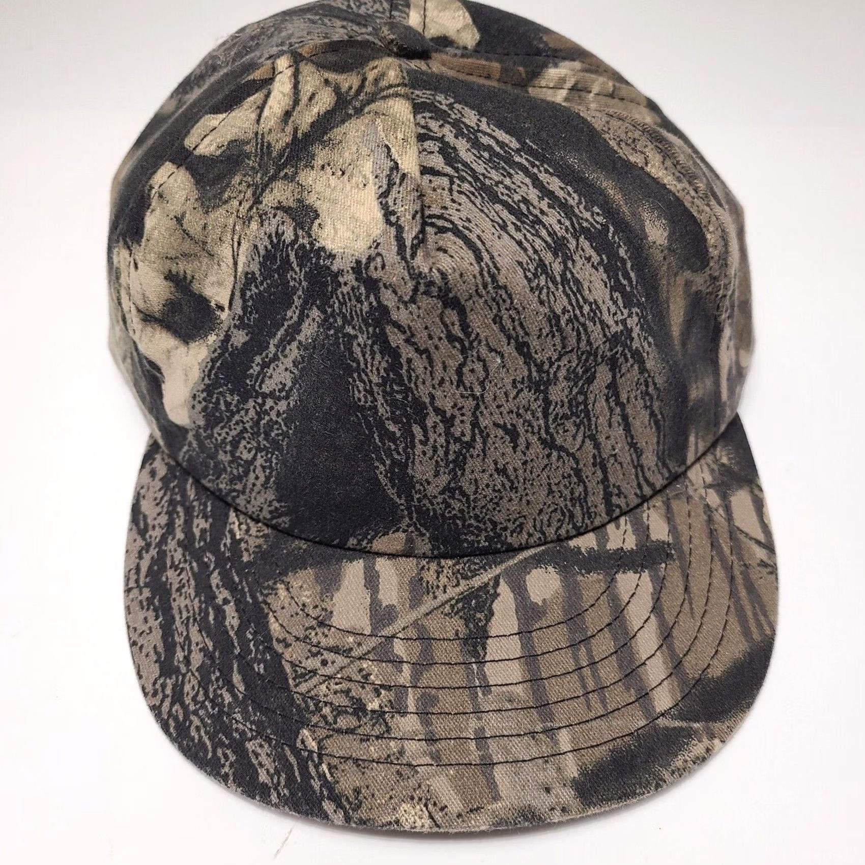 Vintage VINTAGE Cap America Camouflage Snapback Adjustable Brown USA Made Hat Cap 90's Size ONE SIZE - 2 Thumbnail