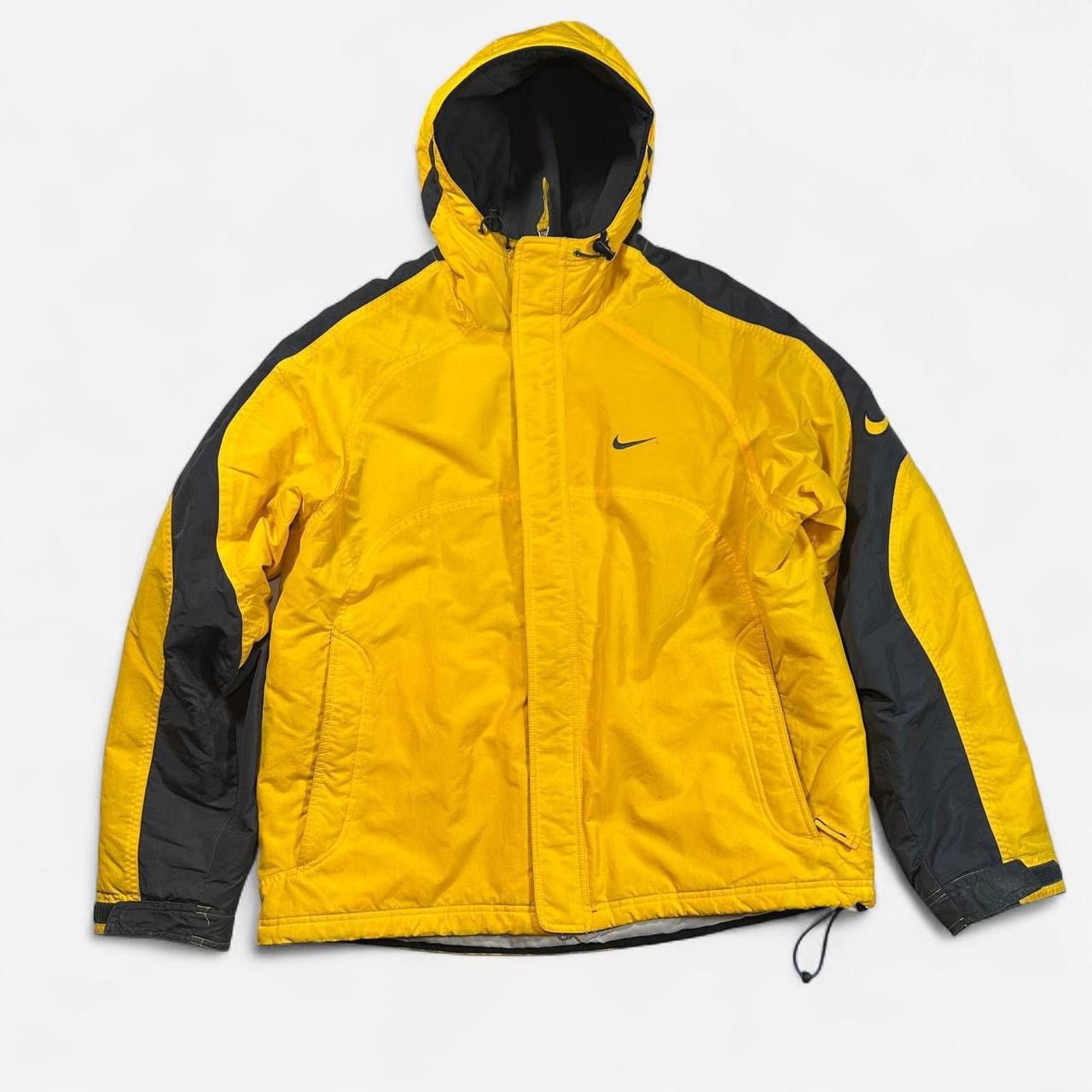 Nike Vintage Nike Coat Navy/Yellow Size US L / EU 52-54 / 3 - 1 Thumbnail