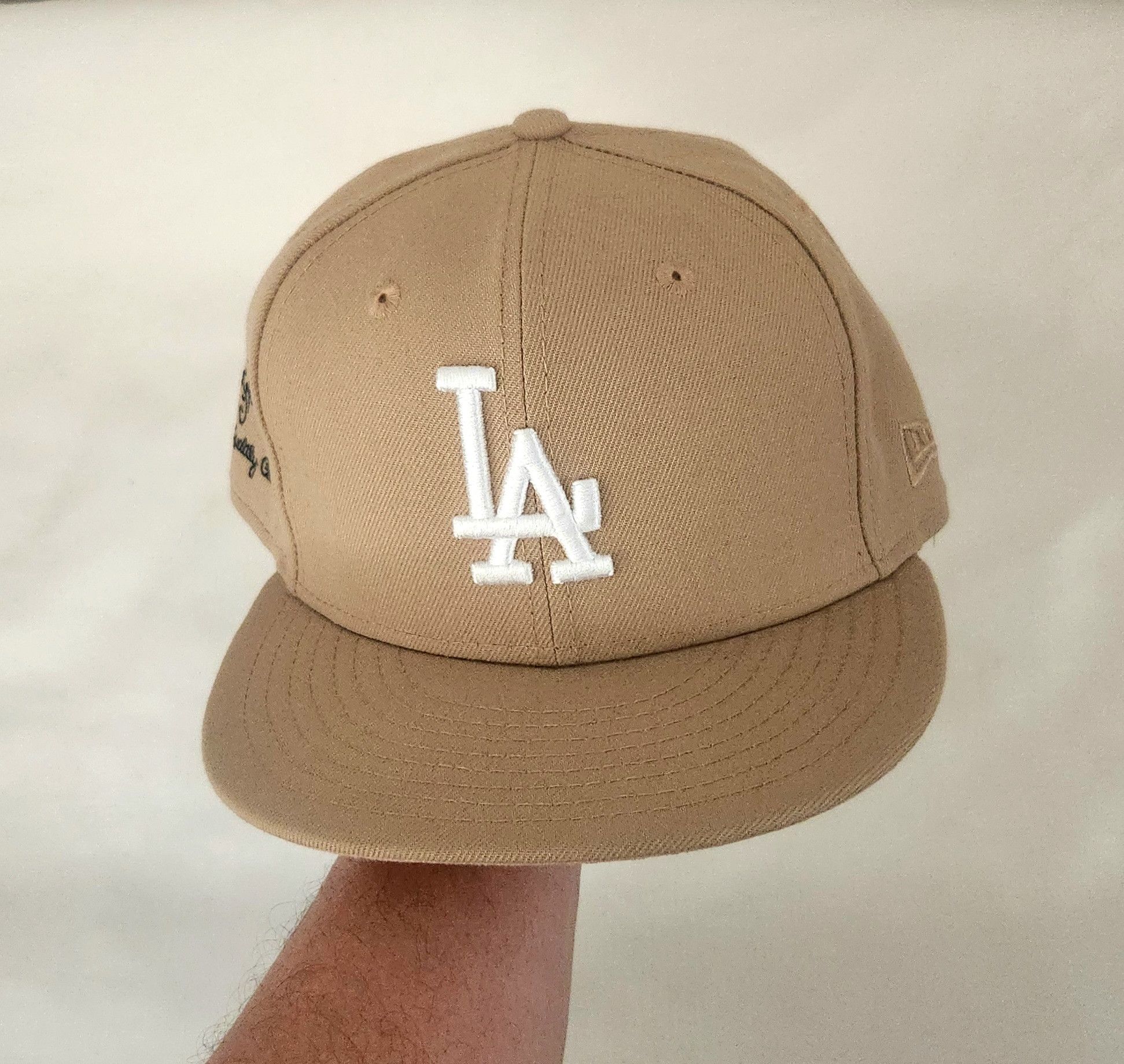Cooperstown Collection × New Era Men's Los Angeles Dodgers New Era x Joe Freshgoods Tan Khaki Size ONE SIZE - 2 Thumbnail
