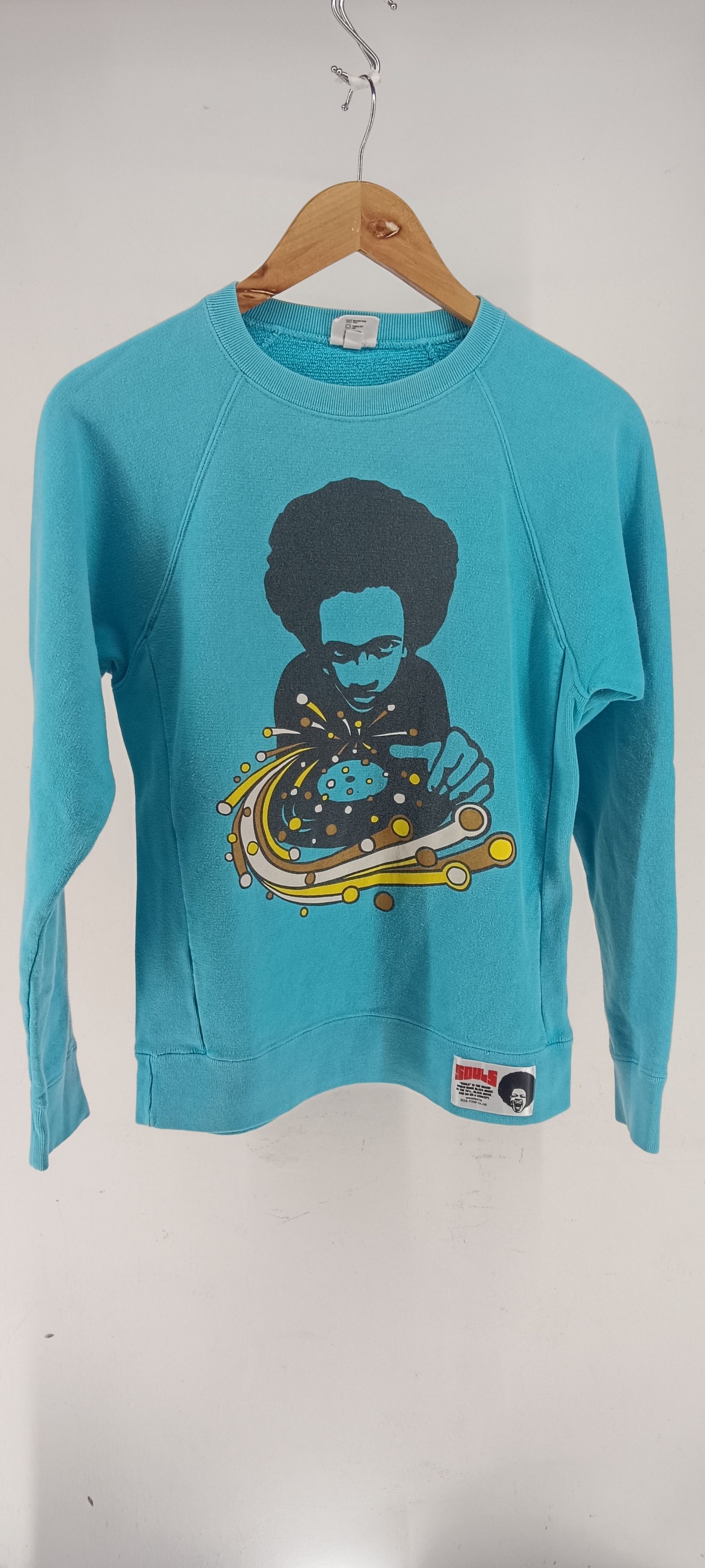 Vintage Vintage Souls Mania Big Print Soul Food Size US S / EU 44-46 / 1 - 1 Thumbnail