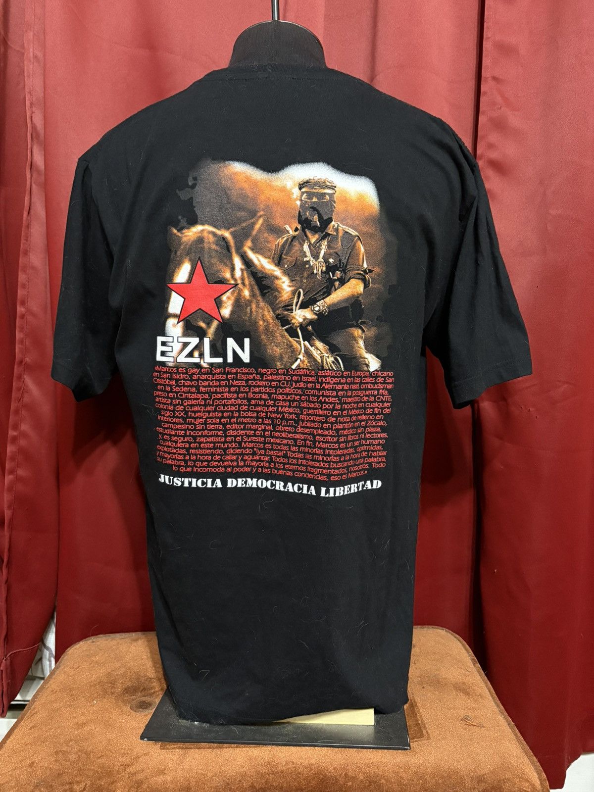 Vintage Vintage EZLN Zapatista Tshirt Mexican Uprising Revolt Grail Size US XL / EU 56 / 4 - 4 Thumbnail