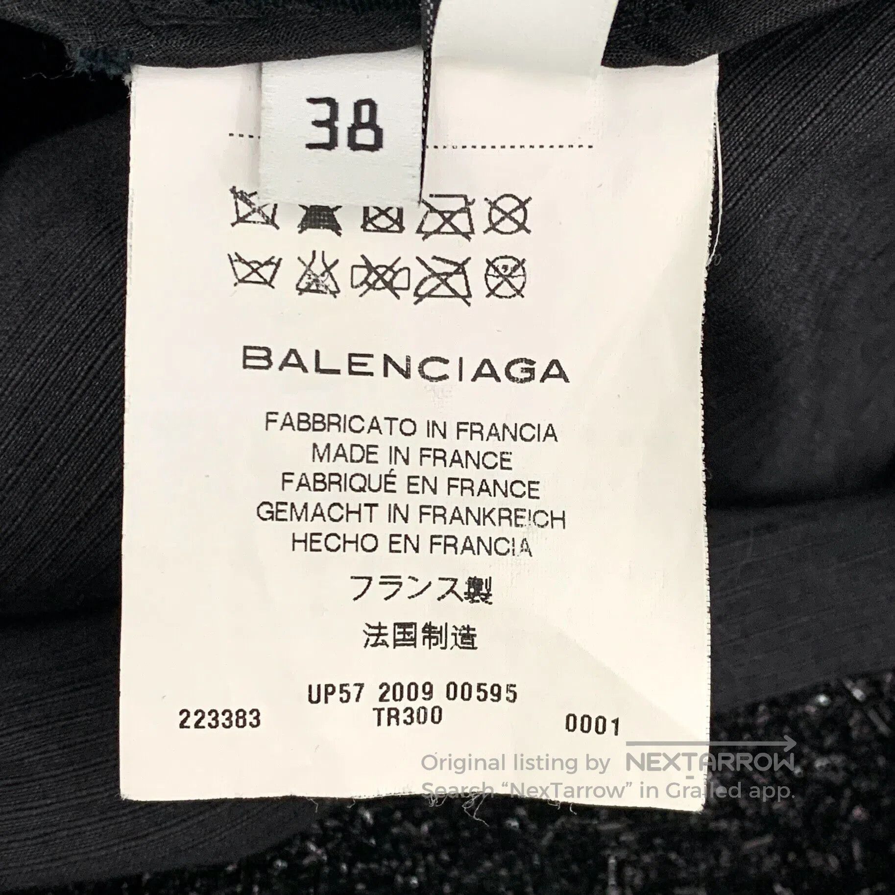 Balenciaga Balenciaga Black Silver Threaded Lace Wool Round Neck Slee Size XS / US 0-2 / IT 36-38 - 6 Thumbnail
