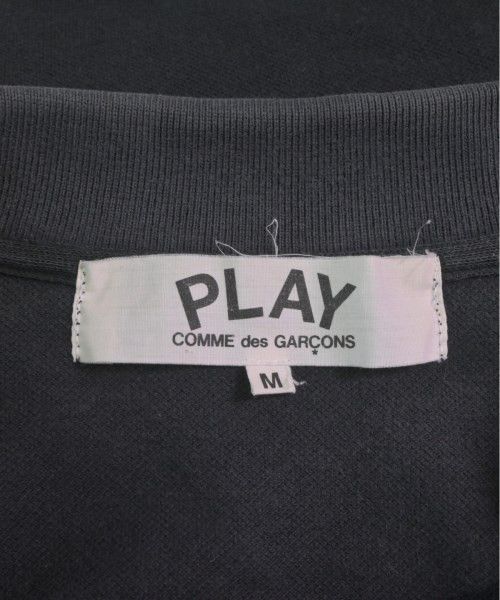 Comme des Garcons PLAY Polo Short Sleeve Black Patch Heart Cotton Black Size US M / EU 48-50 / 2 - 6 Thumbnail