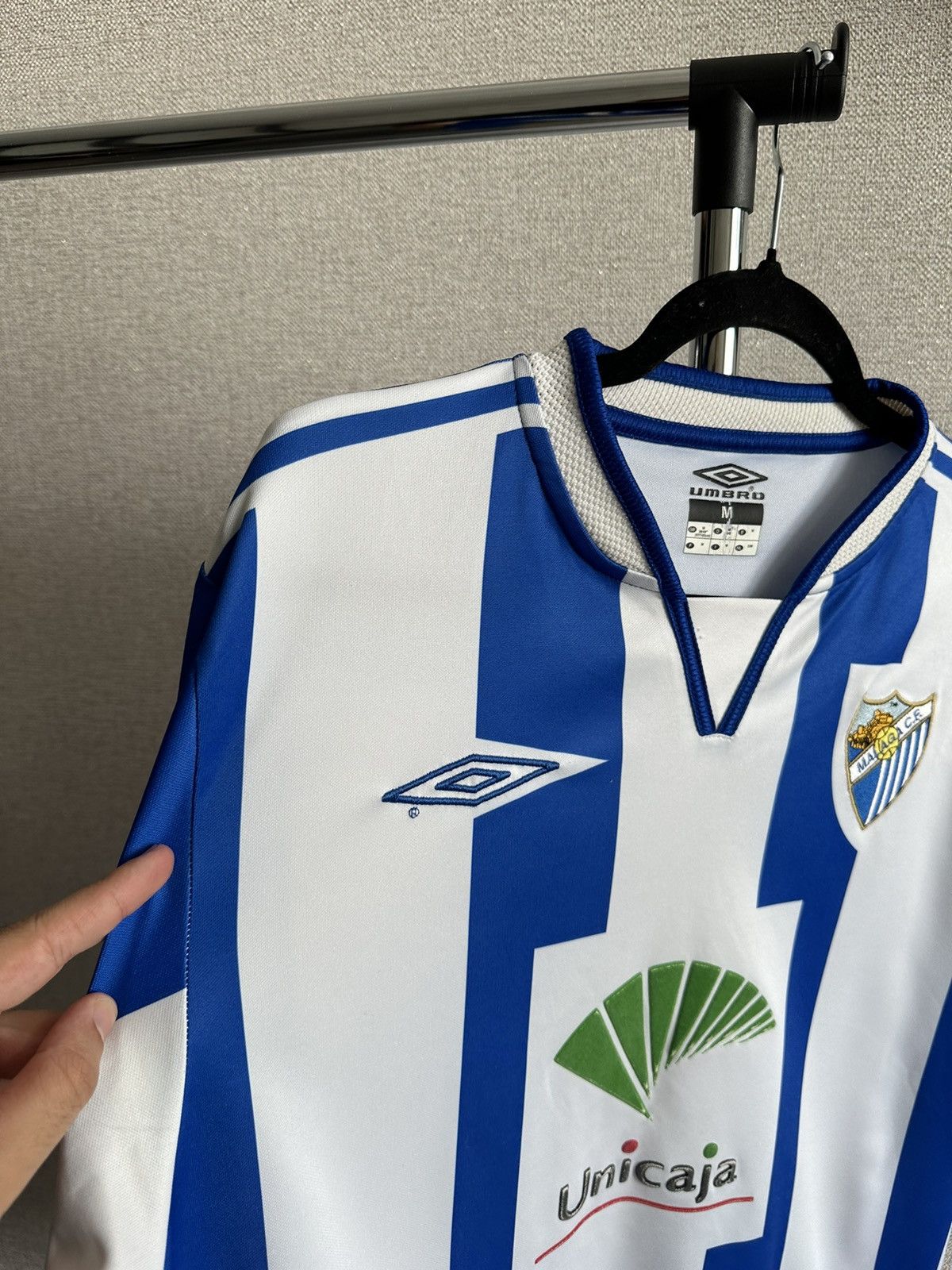 Umbro 2005/06 Umbro Malaga Vintage Soccer Jersey Size US M / EU 48-50 / 2 - 5 Thumbnail