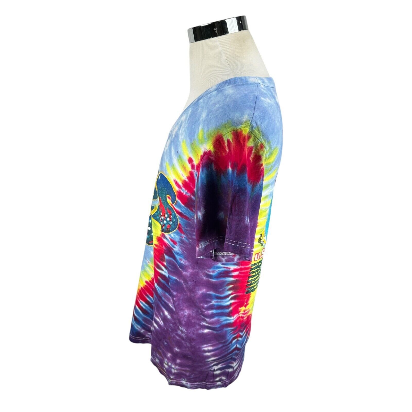 Fruit Of The Loom Yes Rock Band T-Shirt Mens Medium Tie Dye 2014 Summer Tee Size US M / EU 48-50 / 2 - 3 Thumbnail