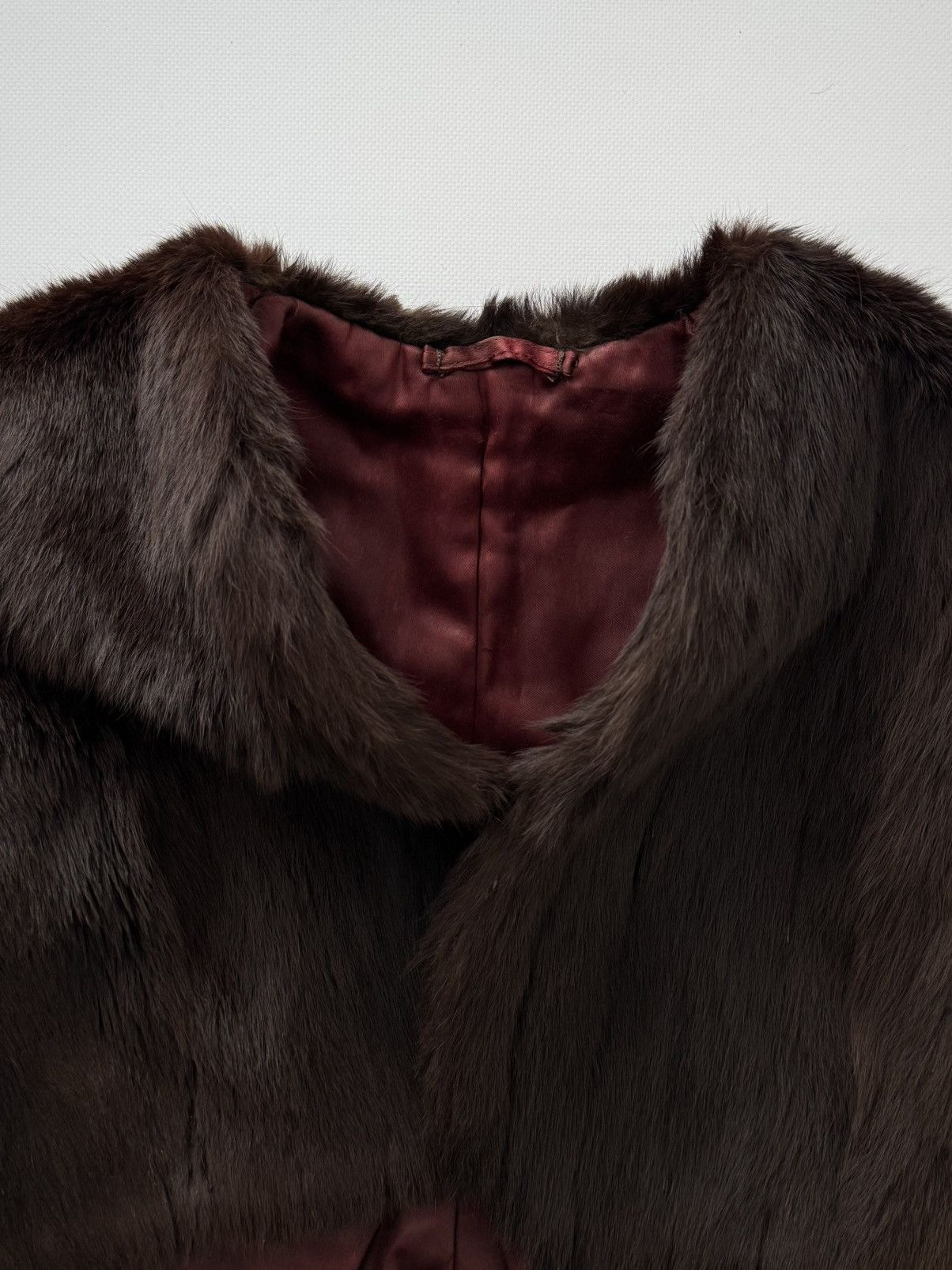 Vintage Vintage 1940s CC41 Fur Shoulder Capelet Size M / US 6-8 / IT 42-44 - 7 Thumbnail