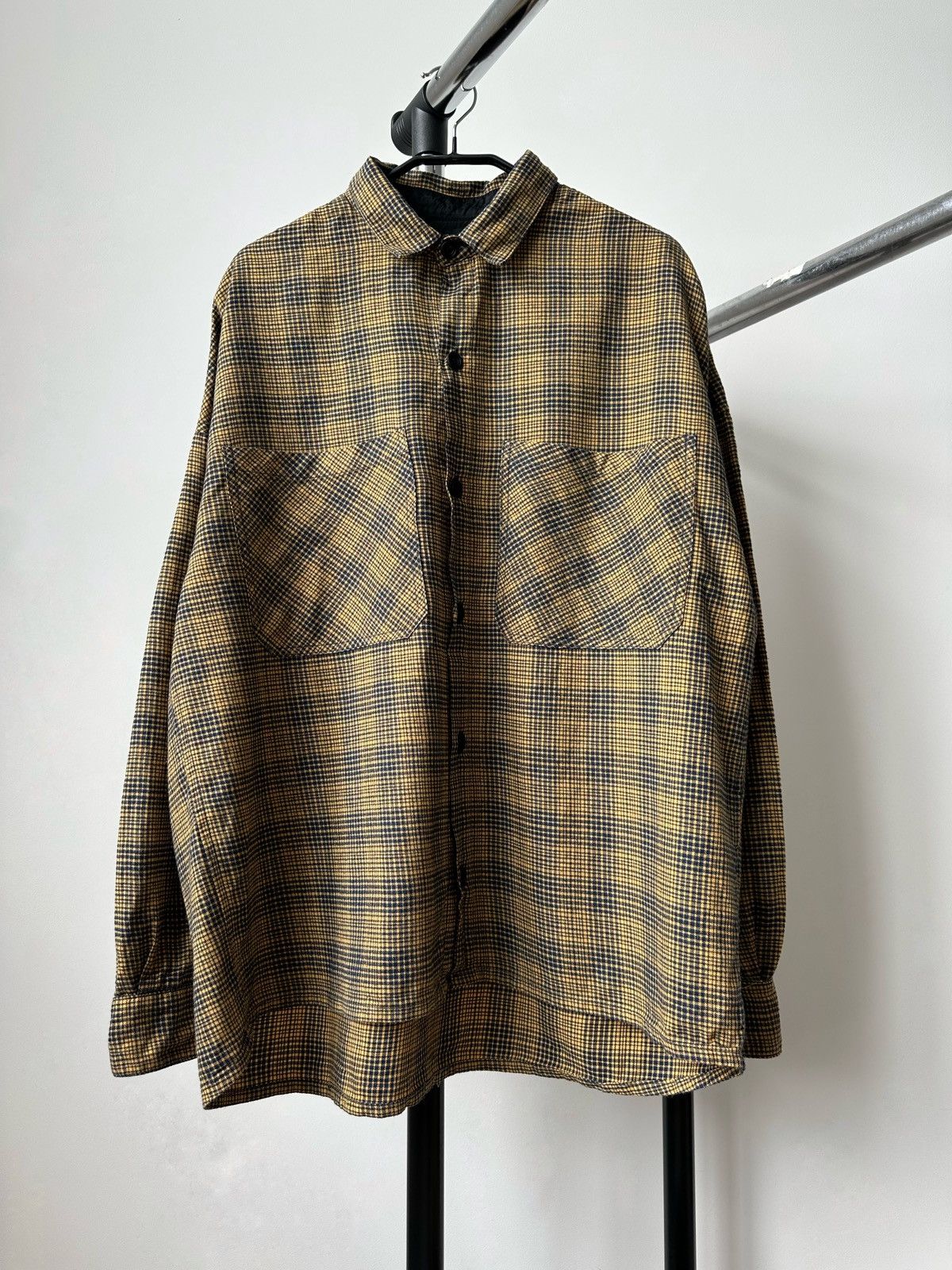 Represent Clo. Represent Flannel Checked Overshirt Button Up Shirt Size US L / EU 52-54 / 3 - 1 Thumbnail