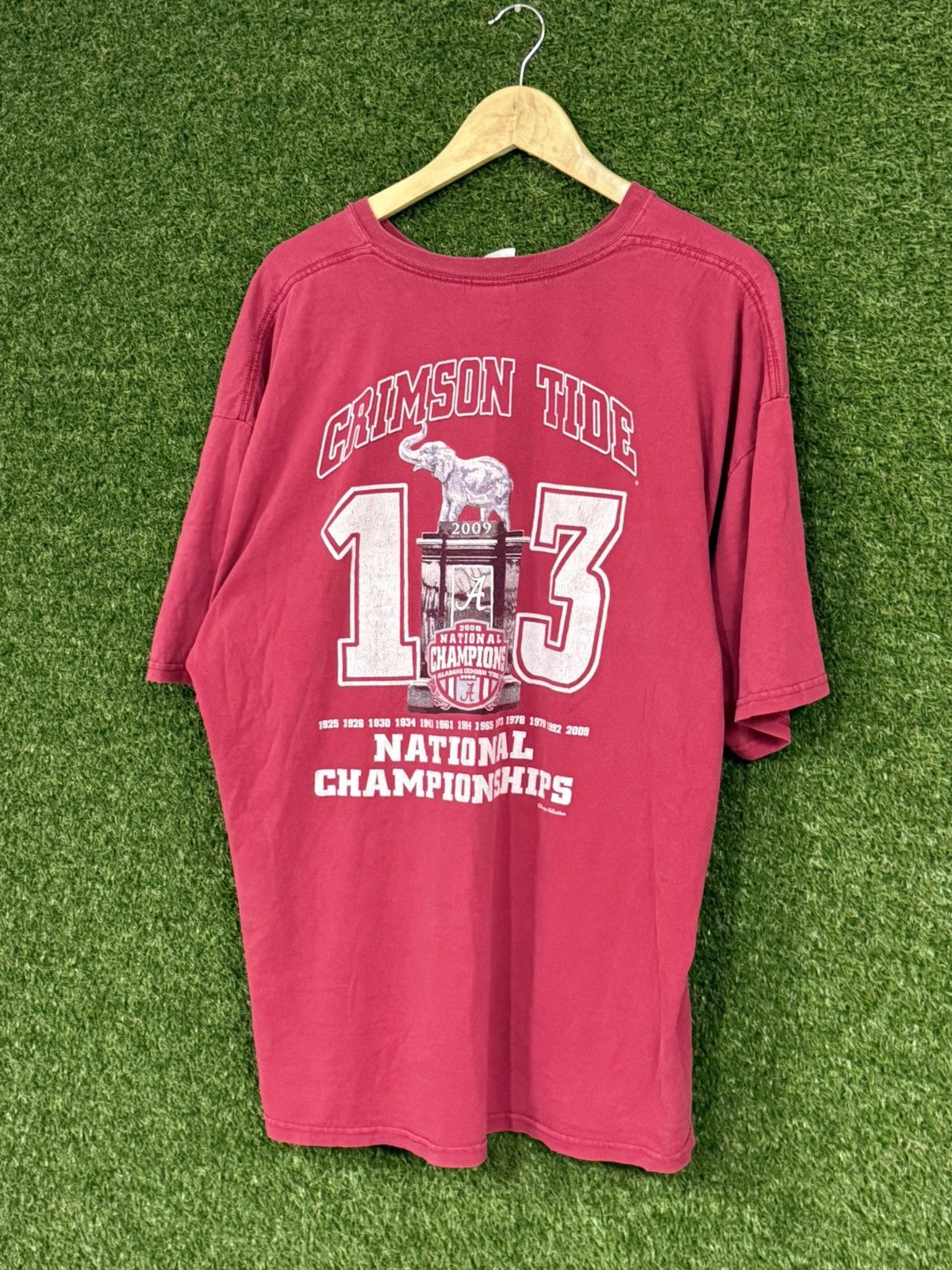Vintage Vintage Gildan Crimson Tide University Alabama Elephant Tee Size US XXL / EU 58 / 5 - 1 Thumbnail