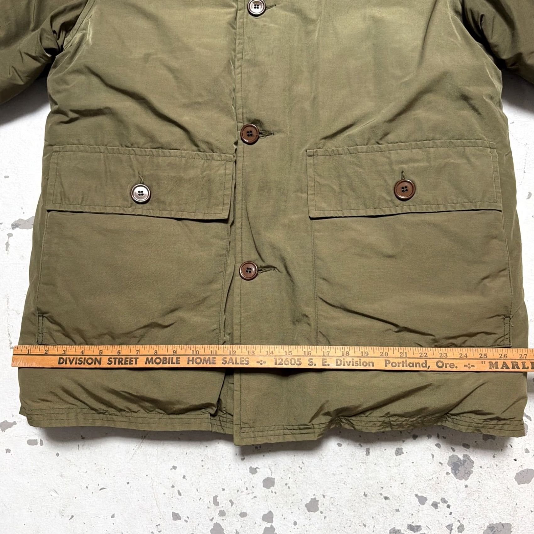 Eddie Bauer VINTAGE Eddie Bauer Down Puffer Jacket XL Green Nylon Quilted Men 60s 50s Ski Outdoor USA Nature Expedition Size US XL / EU 56 / 4 - 6 Thumbnail