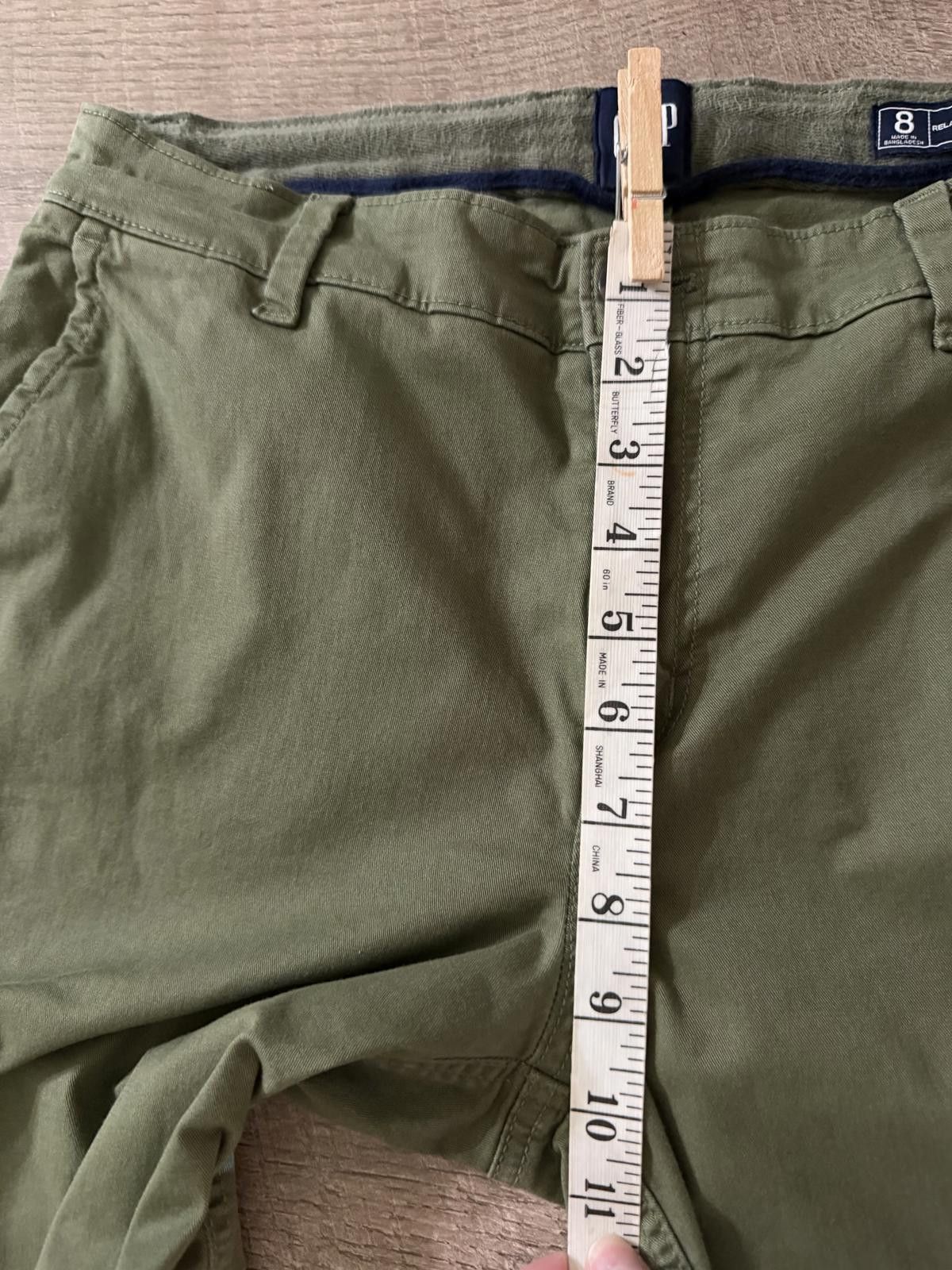 Gap GAP Olive Green Chino Pants Size 8 Size 30" / US 8 / IT 44 - 12 Thumbnail