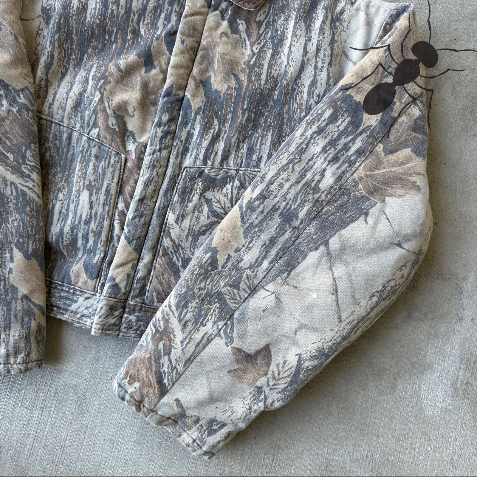 Vintage Cropped detroit style real tree camo work wear jacket Size US XL / EU 56 / 4 - 4 Thumbnail