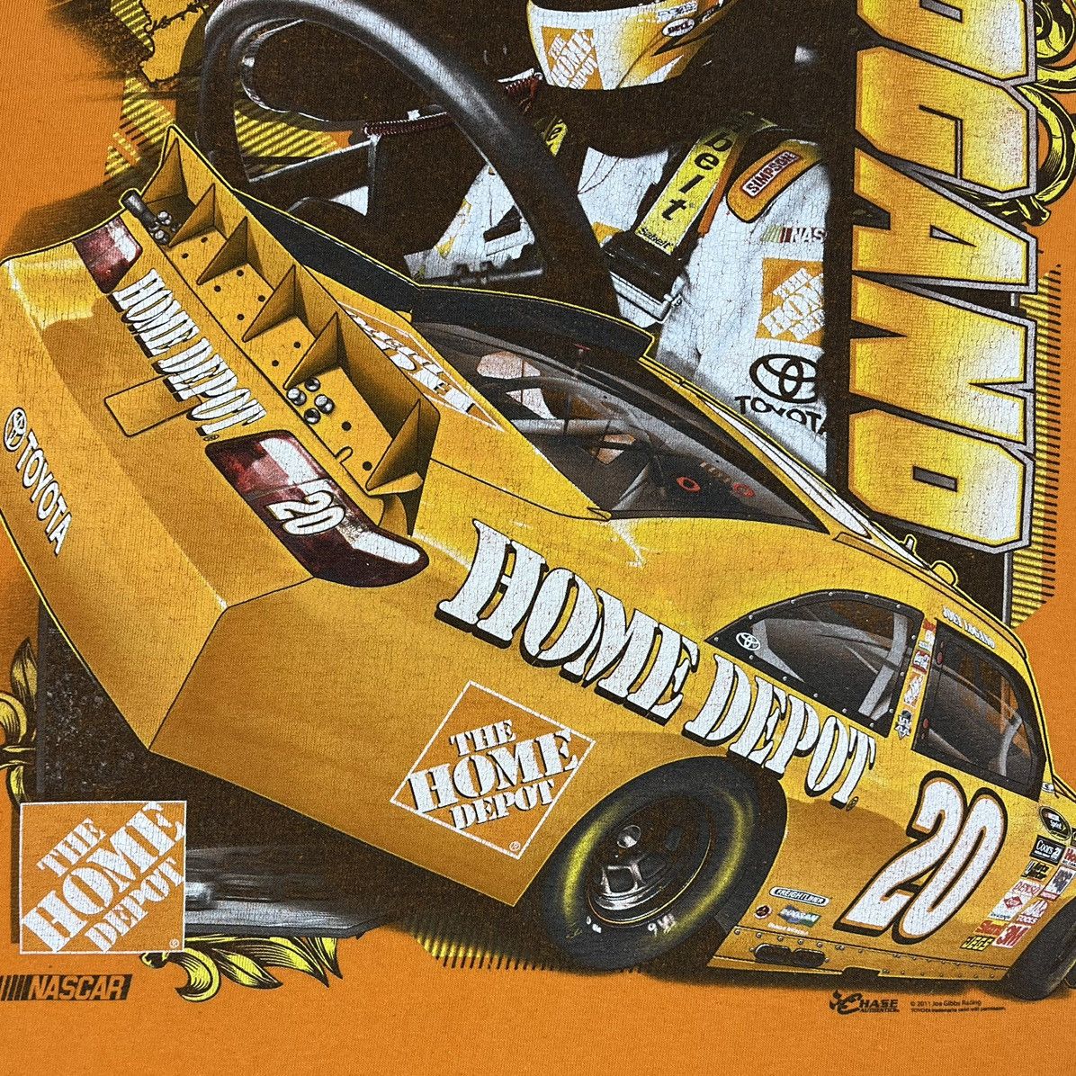NASCAR Vintage Joey Logano Nascar Toyota racing tee 90’s Size US L / EU 52-54 / 3 - 4 Thumbnail