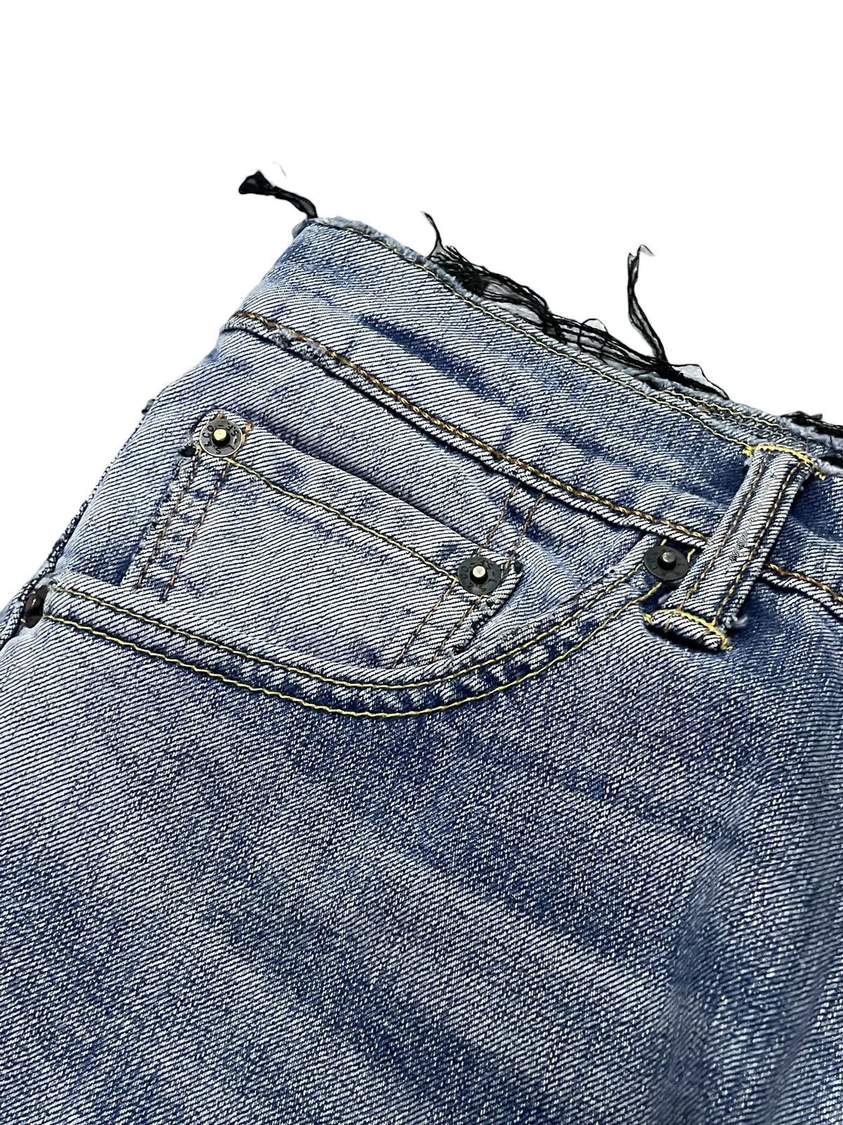 Levi's × Vintage Vintage Levis 505 Distress Denim Pants Size US 29 - 11 Thumbnail
