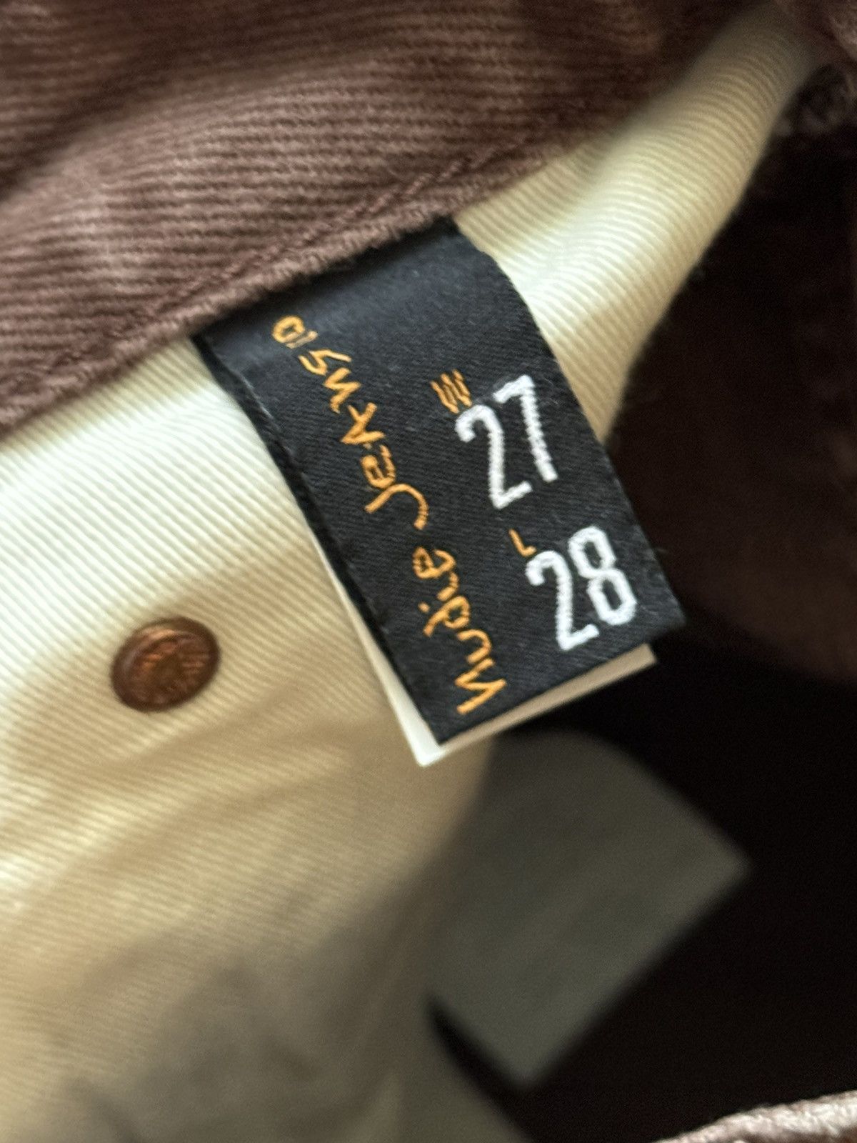 Nudie Jeans × Vintage Nudie jeans Co 27/28 breezy Britt cinnamon pant denim chino Size 27" / US 4 / IT 40 - 16 Thumbnail