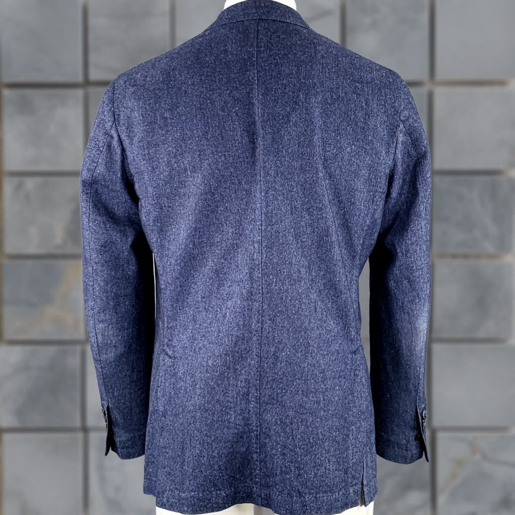 L.B.M. 1911 L.B.M. 1911 Size 40 Blue Wool Blend Single Breasted Sport Coat Size US XXS / EU 40 - 1 Thumbnail
