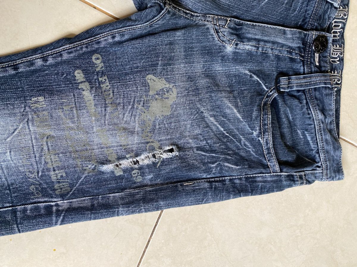 14th Addiction × Hysteric Glamour × If Six Was Nine Blow bye blue punks Jeans Size US 30 / EU 46 - 7 Thumbnail