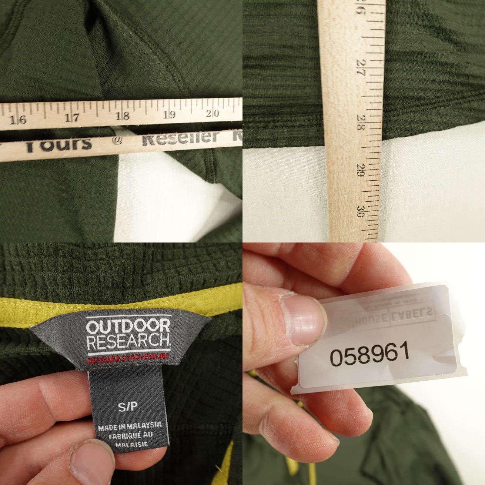 Outdoor Research Outdoor Research Jacket Mens Small Vigor 1/4 Zip Lightweight Sweater Performance Size US S / EU 44-46 / 1 - 8 Thumbnail