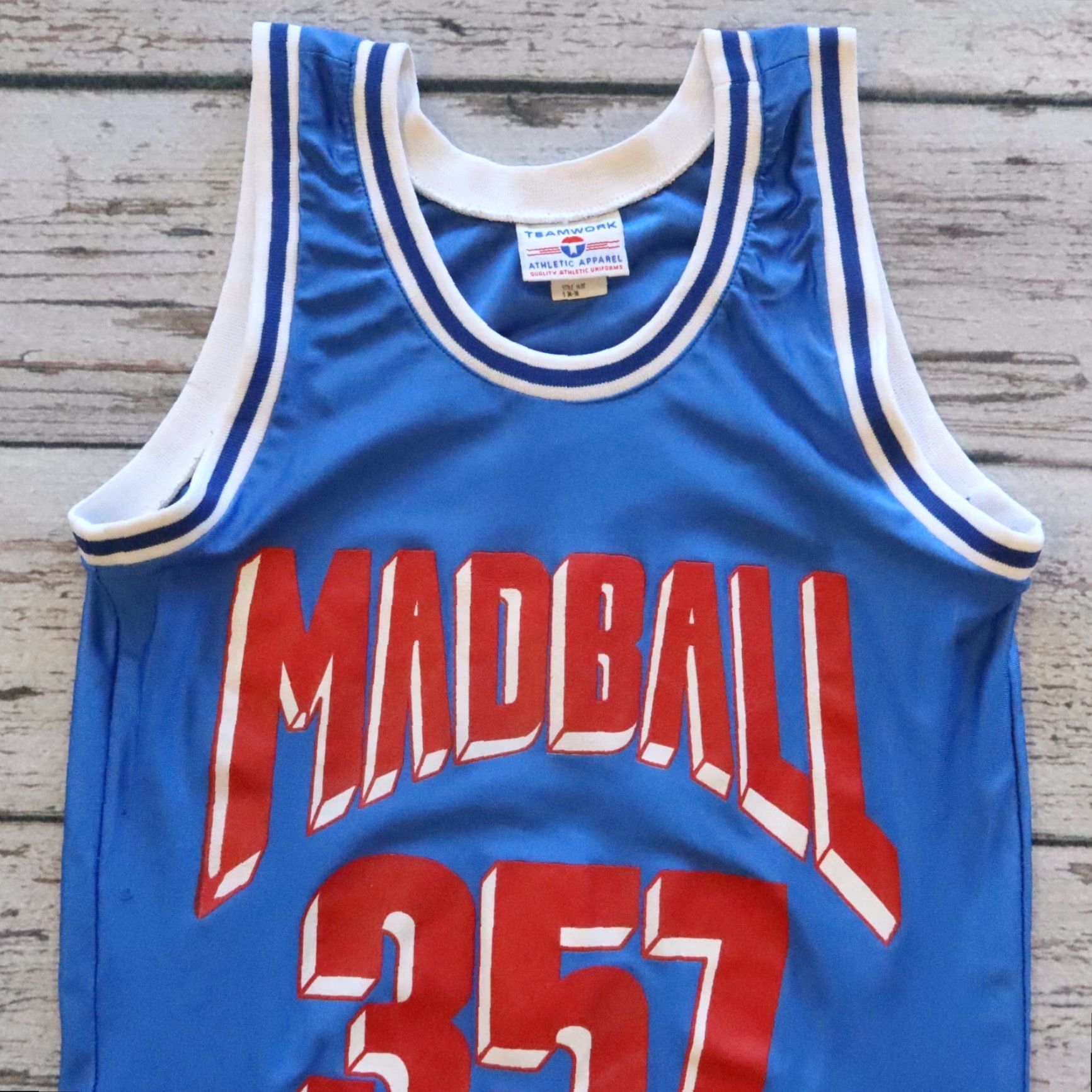 Vintage VINTAGE Madball 357 Jersey Shirt Men S Blue 90s Hardcore Basketball Tank Sports Activewear Mens Size US S / EU 44-46 / 1 - 2 Thumbnail