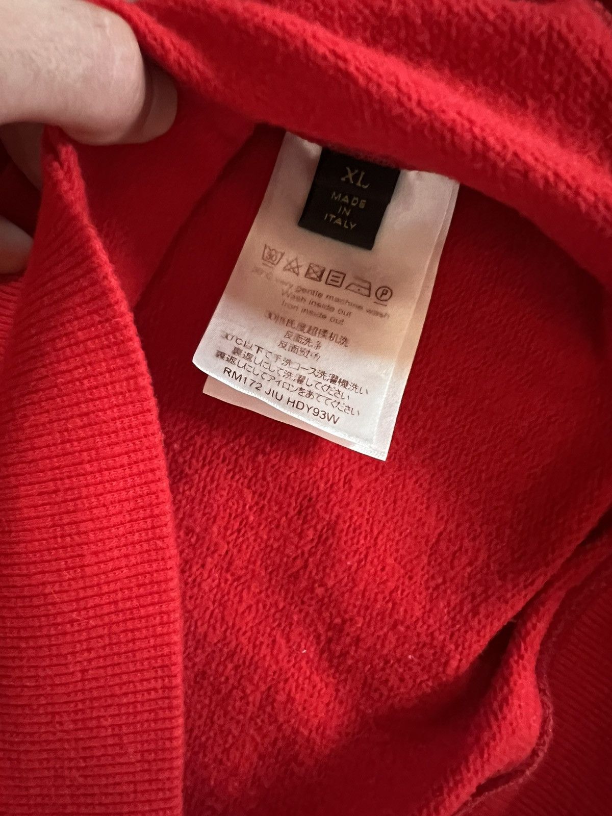 Louis Vuitton × Supreme Supreme x Louis Vuitton Arc Logo Crewneck Size US XL / EU 56 / 4 - 8 Thumbnail