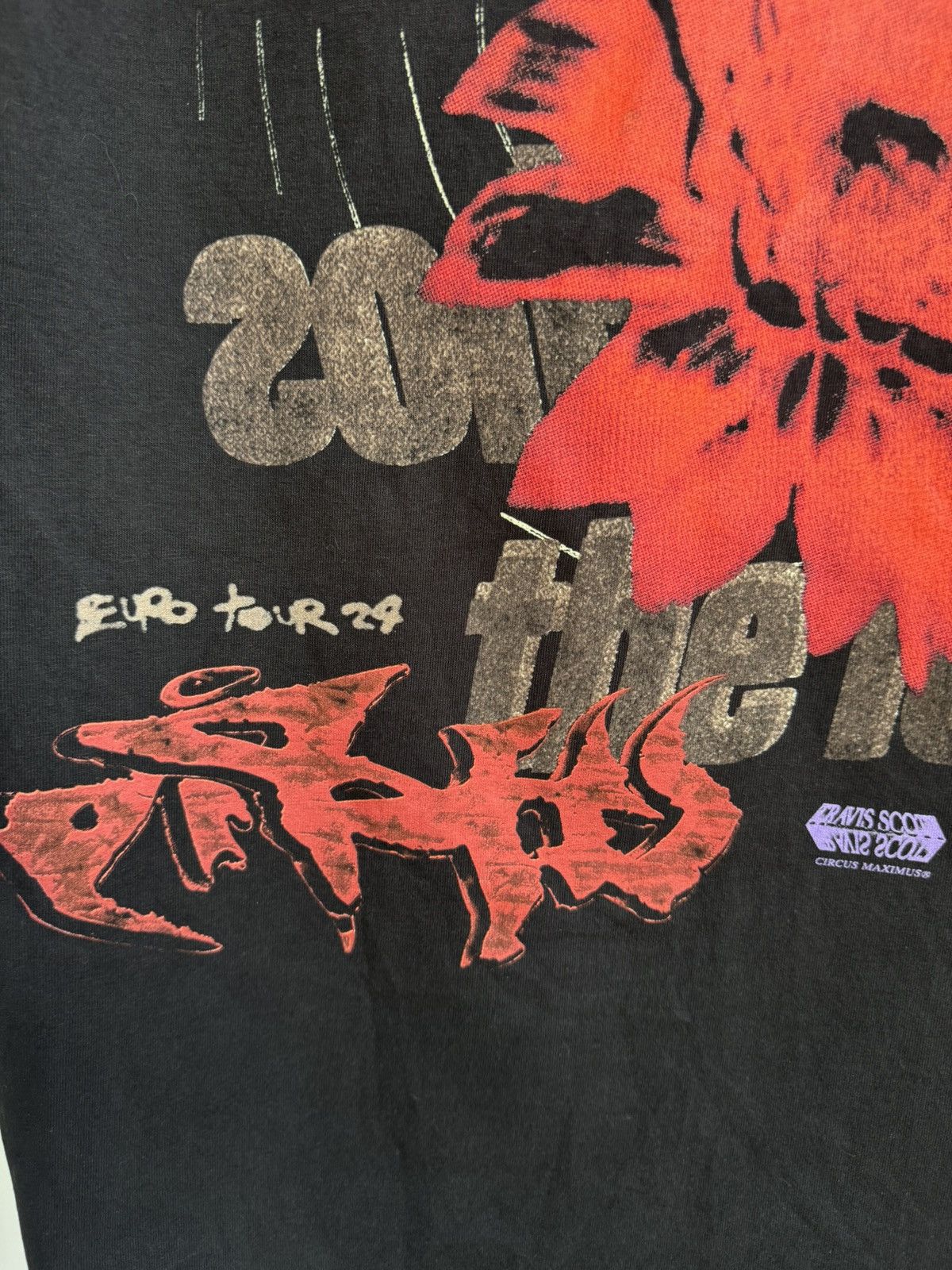Travis Scott Travis Scott Utopia Circus Maximus Delresto Echoes tour tee Size US L / EU 52-54 / 3 - 14 Thumbnail