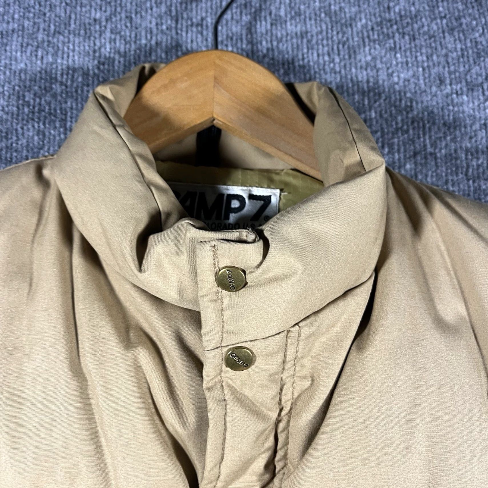 Vintage VINTAGE Camp 7 Down Puffer Vest Mens XL Beige 80s USA Made Insulated Casual Size US XL / EU 56 / 4 - 3 Thumbnail