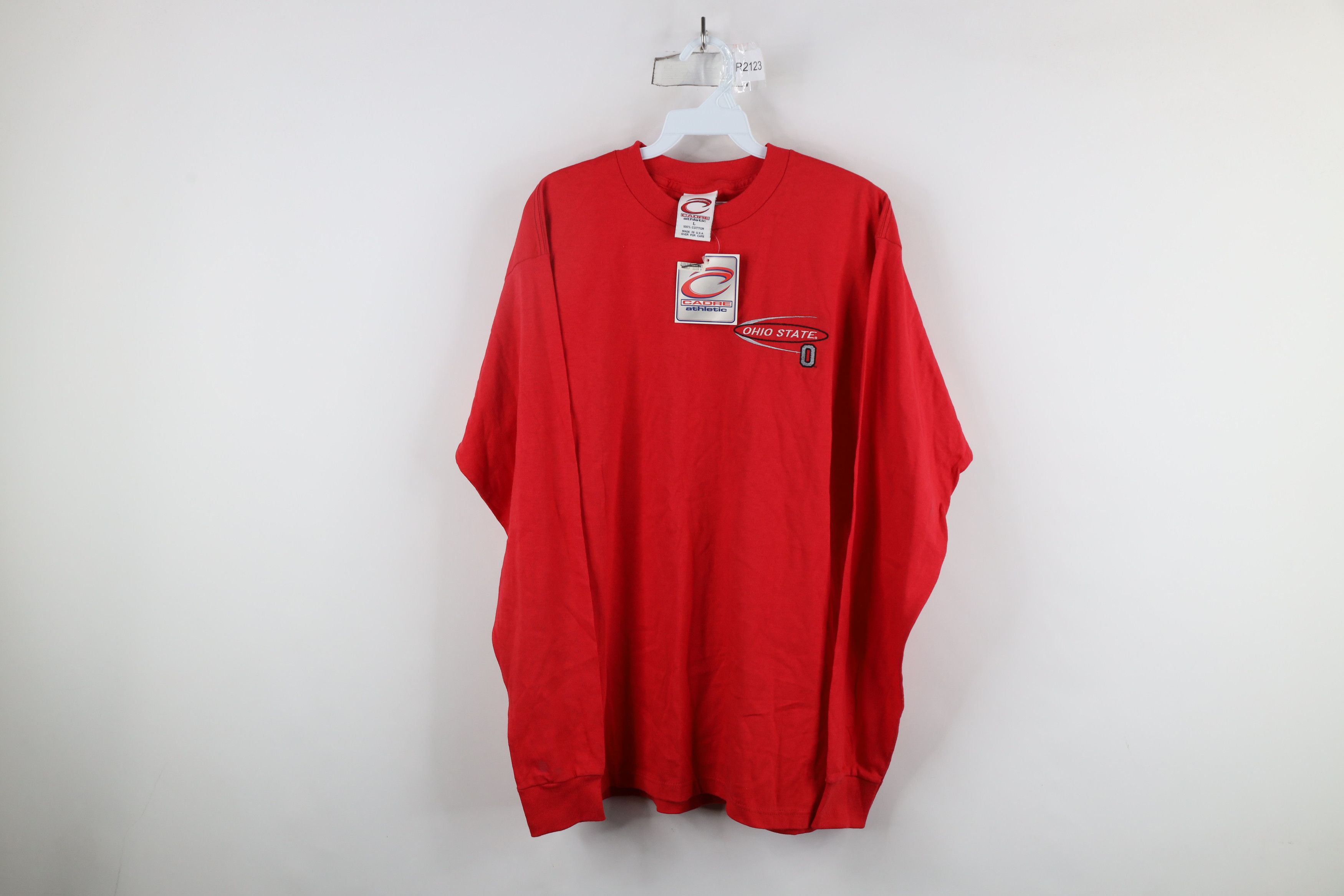 Vintage Deadstock Vintage 90s University Long Sleeve T-Shirt USA Size US L / EU 52-54 / 3 - 1 Thumbnail