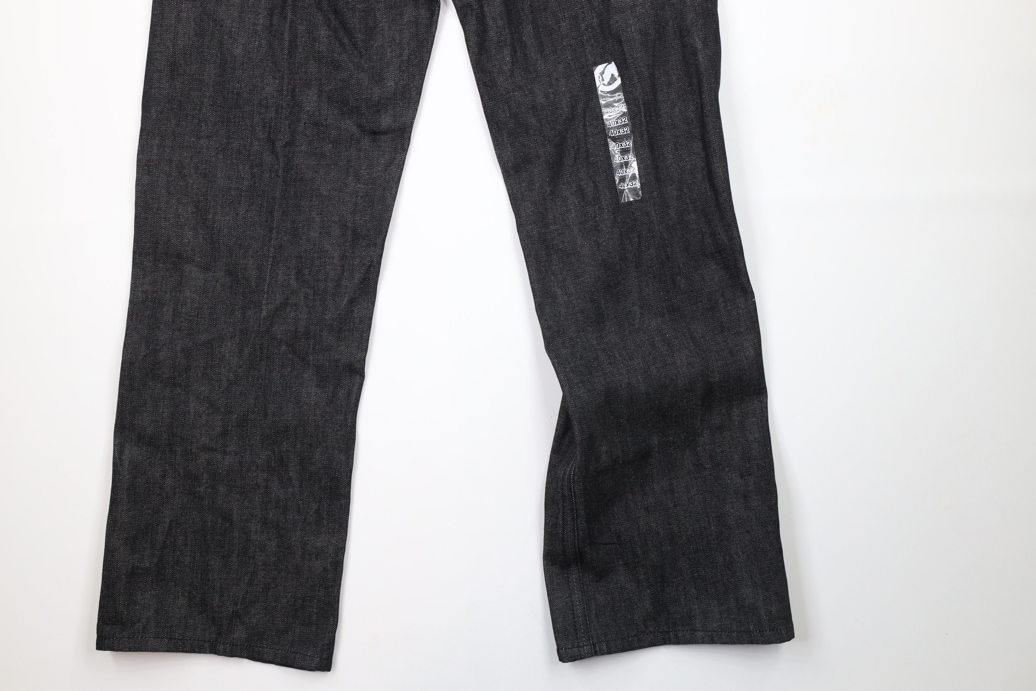 Ecko Unltd. × Vintage Deadstock Vintage Y2K Ecko Baggy Wide Leg Denim Jeans Black Size US 40 / EU 56 - 9 Thumbnail