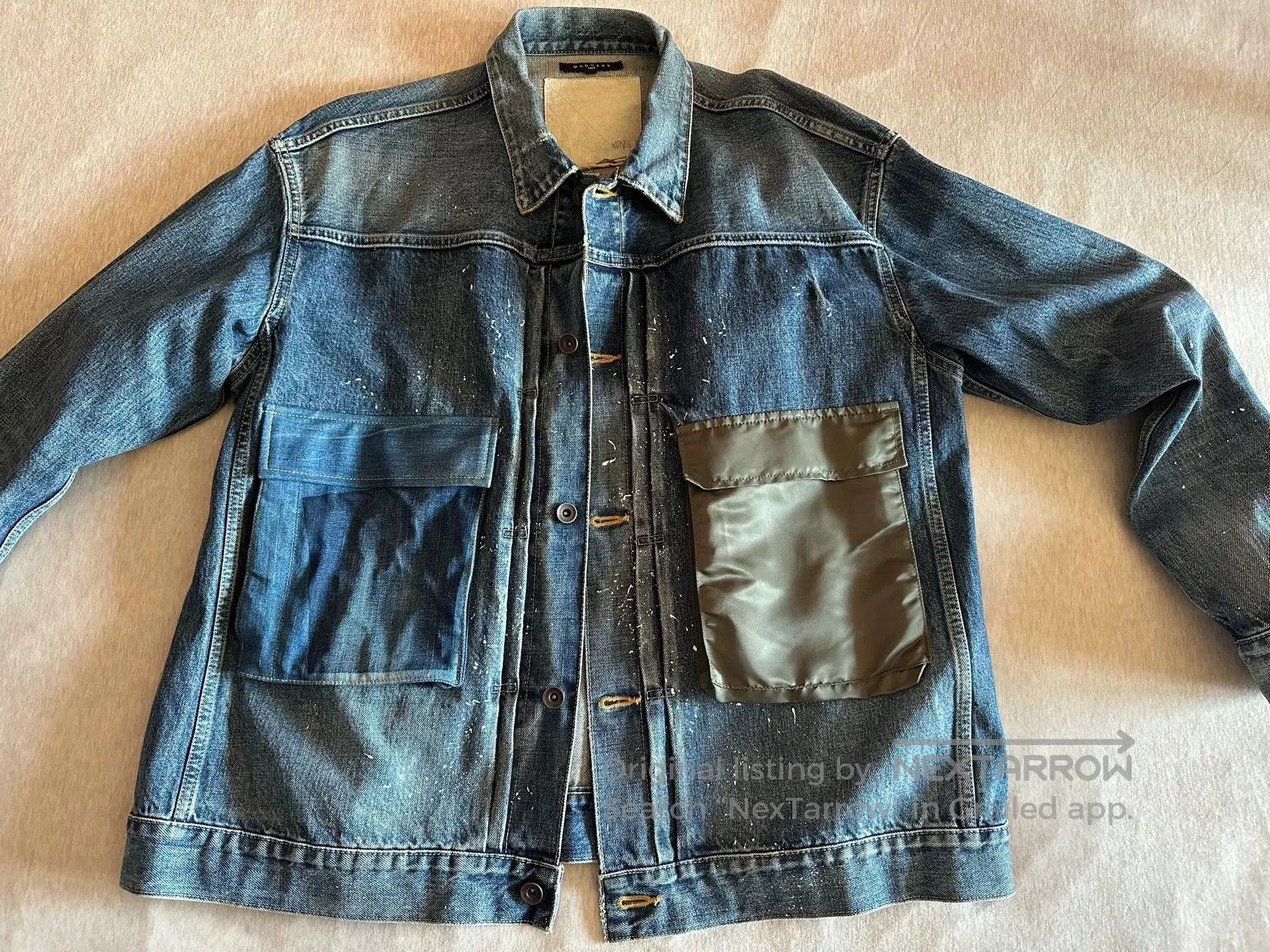 Madness Madness Silk Pocket Denim Jacket. Size US L / EU 52-54 / 3 - 1 Thumbnail