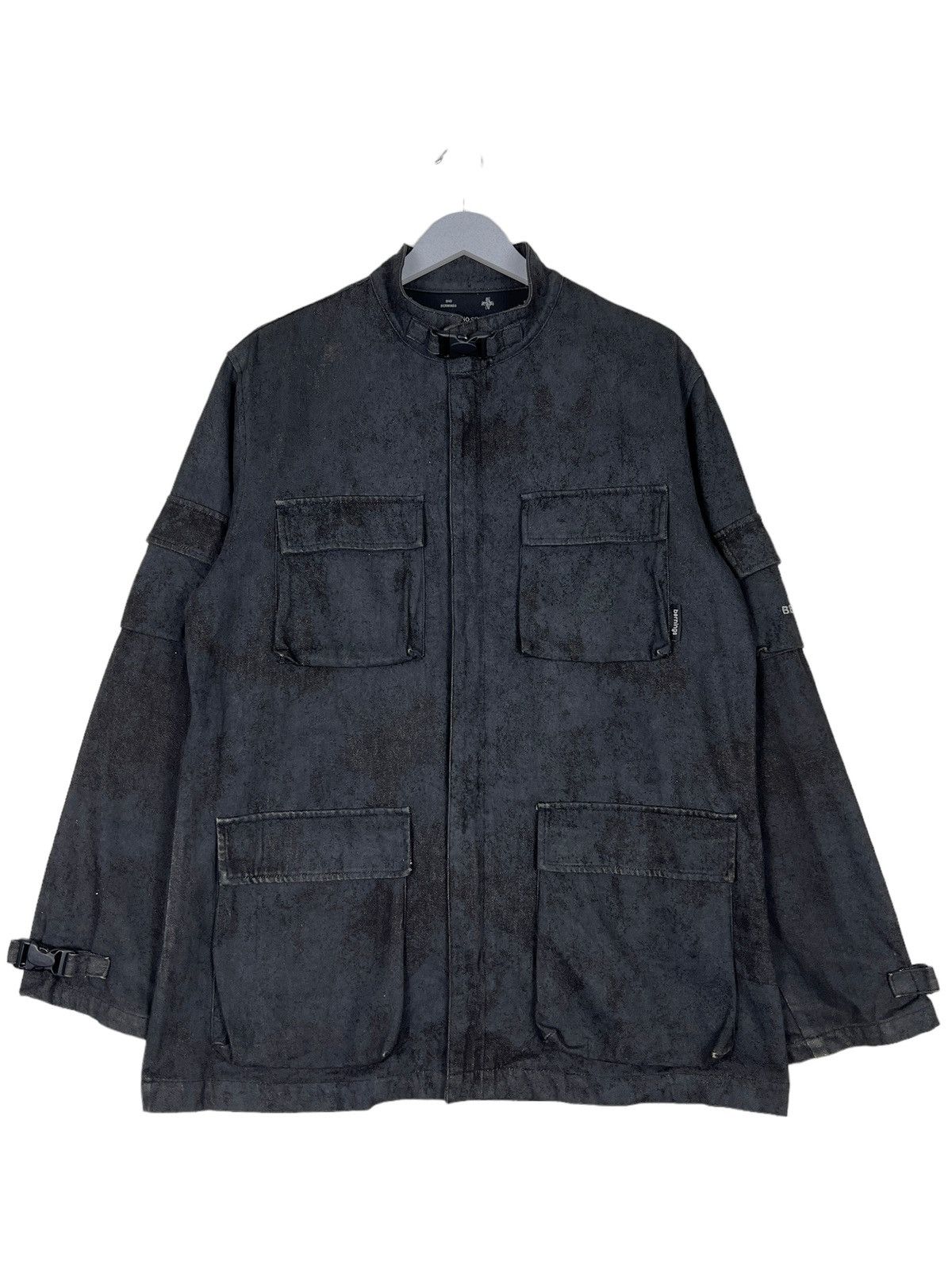 Japanese Brand 🔥 LGB BERNING SHO ABSTRACT DENIM JACKET Size US L / EU 52-54 / 3 - 2 Thumbnail