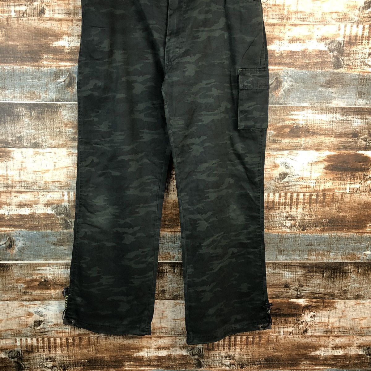 Japanese Brand Fevatis camo utility tactical Cargo Multipocket Pants #A2431 Size US 32 / EU 48 - 3 Thumbnail