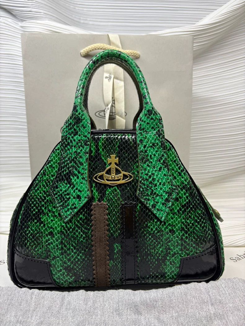 Vivienne Westwood Vivienne Westwood size os Green bowling bag with snake year Size ONE SIZE - 1 Thumbnail