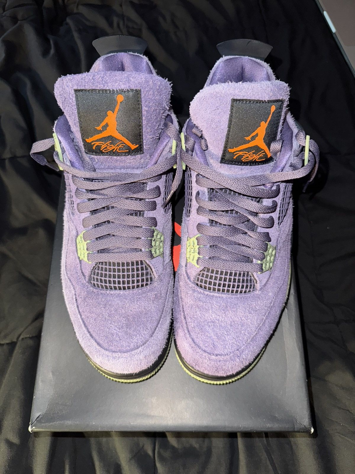 Jordan Brand × Nike WMNS AIR JORDAN 4 RETRO CANYON PURPLE Size US 10.5 / EU 43-44 - 2 Thumbnail