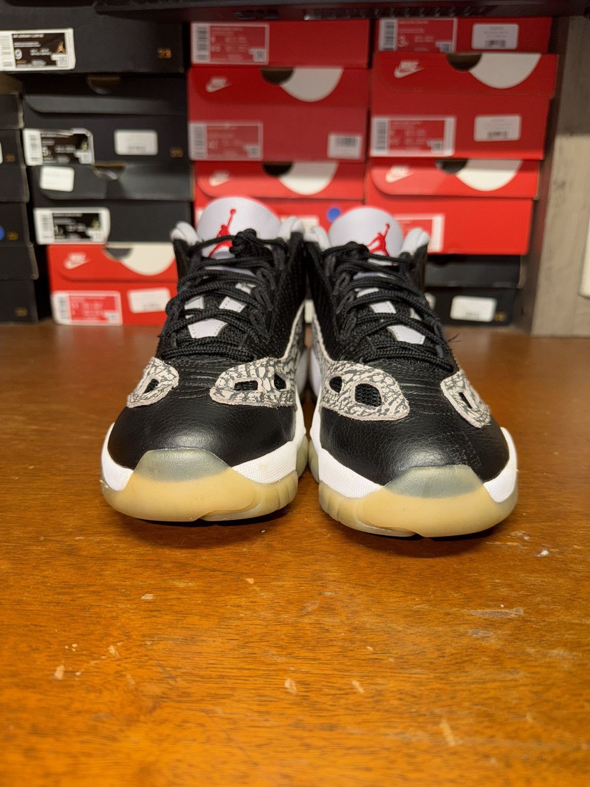Nike Air Jordan 11 Retro Low IE Black Cement size 8.5 Size US 8.5 / EU 41-42 - 5 Thumbnail