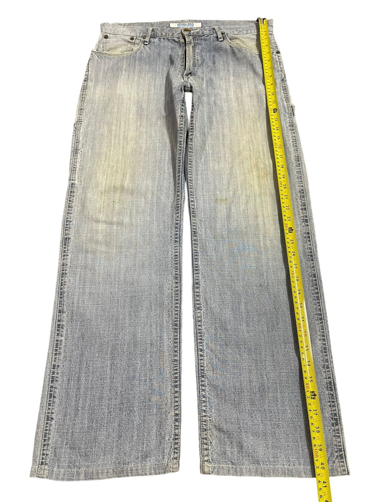 Uniqlo Vintage Japanese Uniqlo Blue Faded Wash Carpenter Jeans Size US 34 / EU 50 - 12 Thumbnail