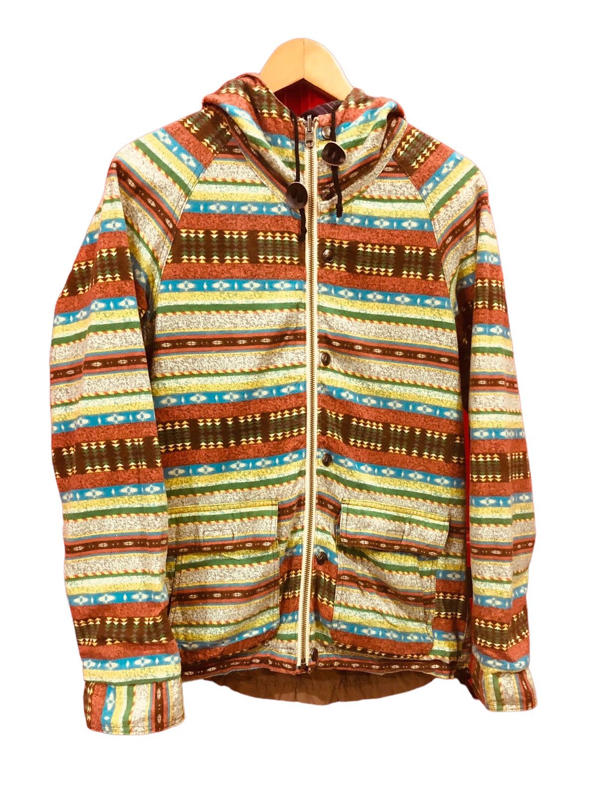 GRN GRN Reversible Color Block Hoodie Jacket Size US L / EU 52-54 / 3 - 8 Thumbnail