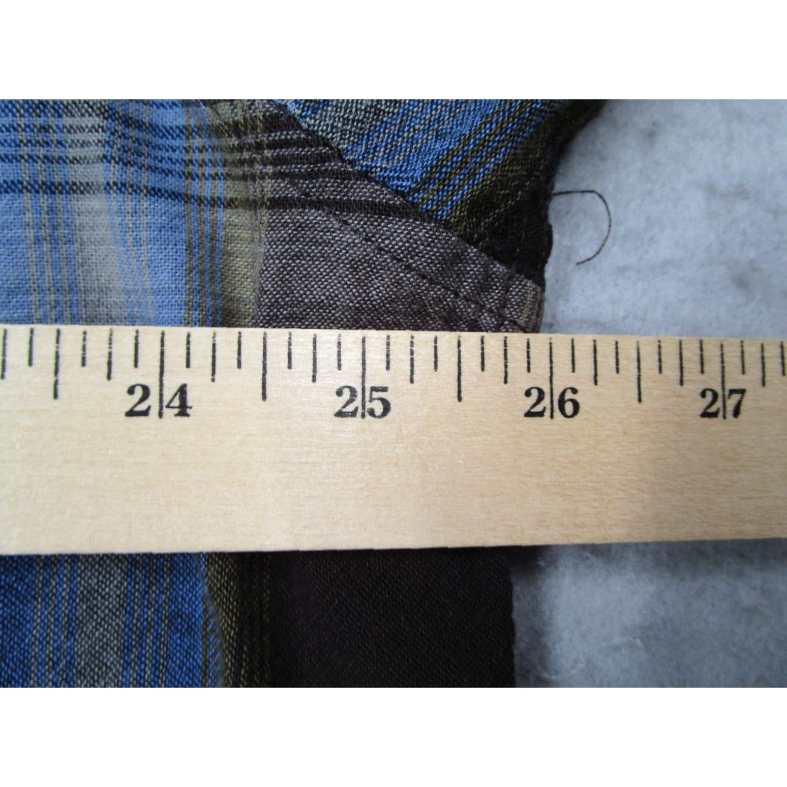 Carbon2Cobalt VINTAGE Carbon 2 Cobalt Men’s Button-Up Shirt XL Blue Check Casual Workwear Long Sleeve 2010s Size US XL / EU 56 / 4 - 5 Thumbnail