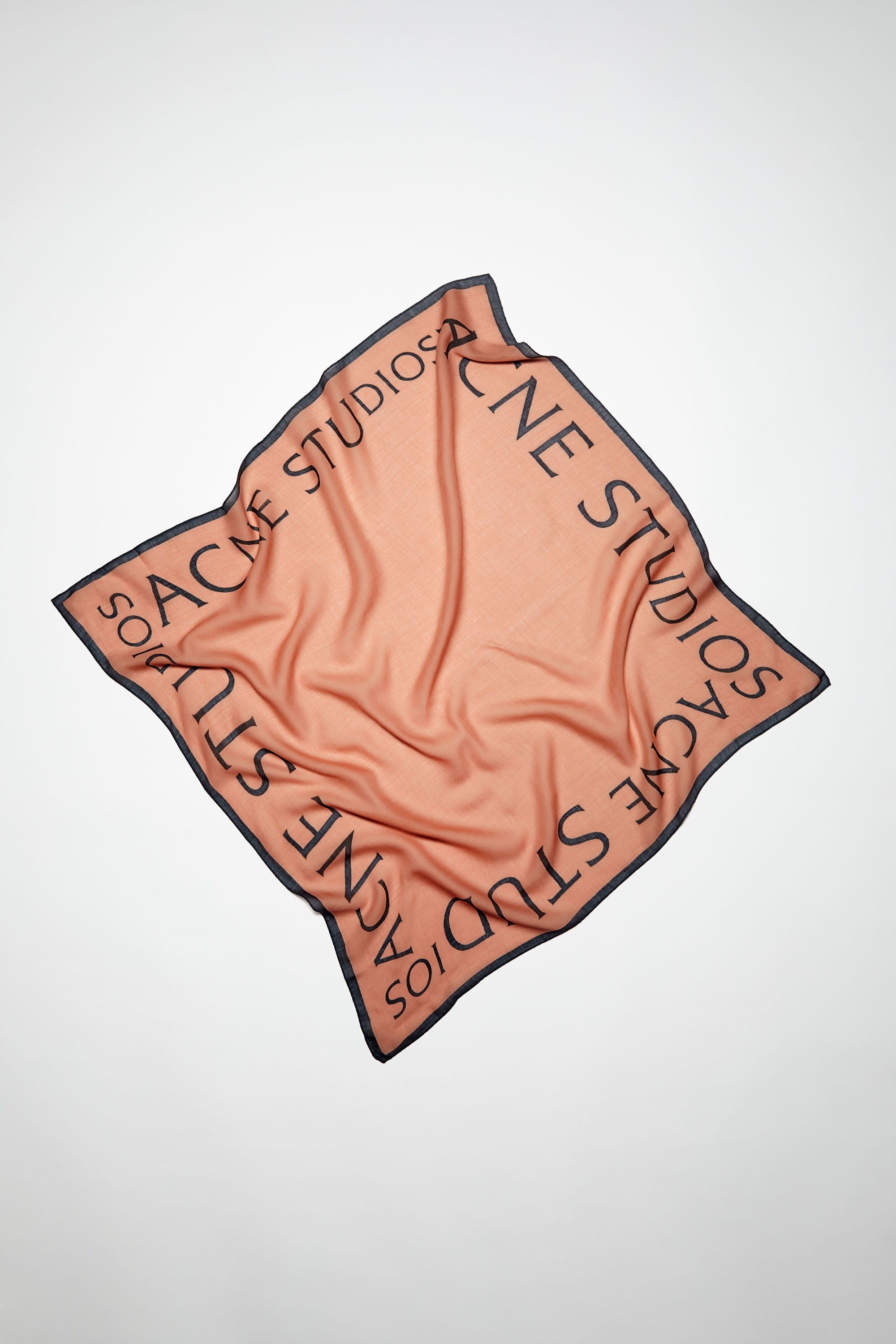 Pre-owned Acne Studios Varbone Square Scarf - Blush Pink Wool