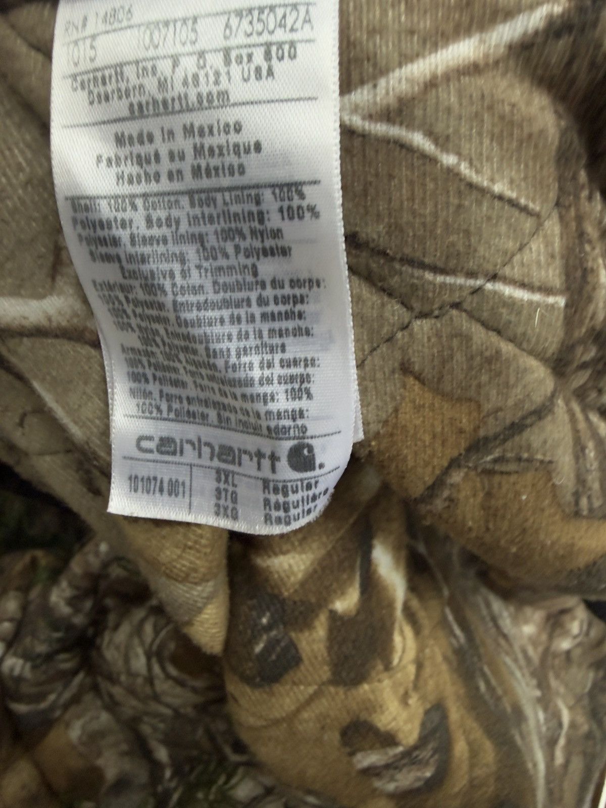 Carhartt Carhartt Utility Jacket w/ Realtree Lining 3XL HeavyWorkwear Size US XXL / EU 58 / 5 - 4 Thumbnail